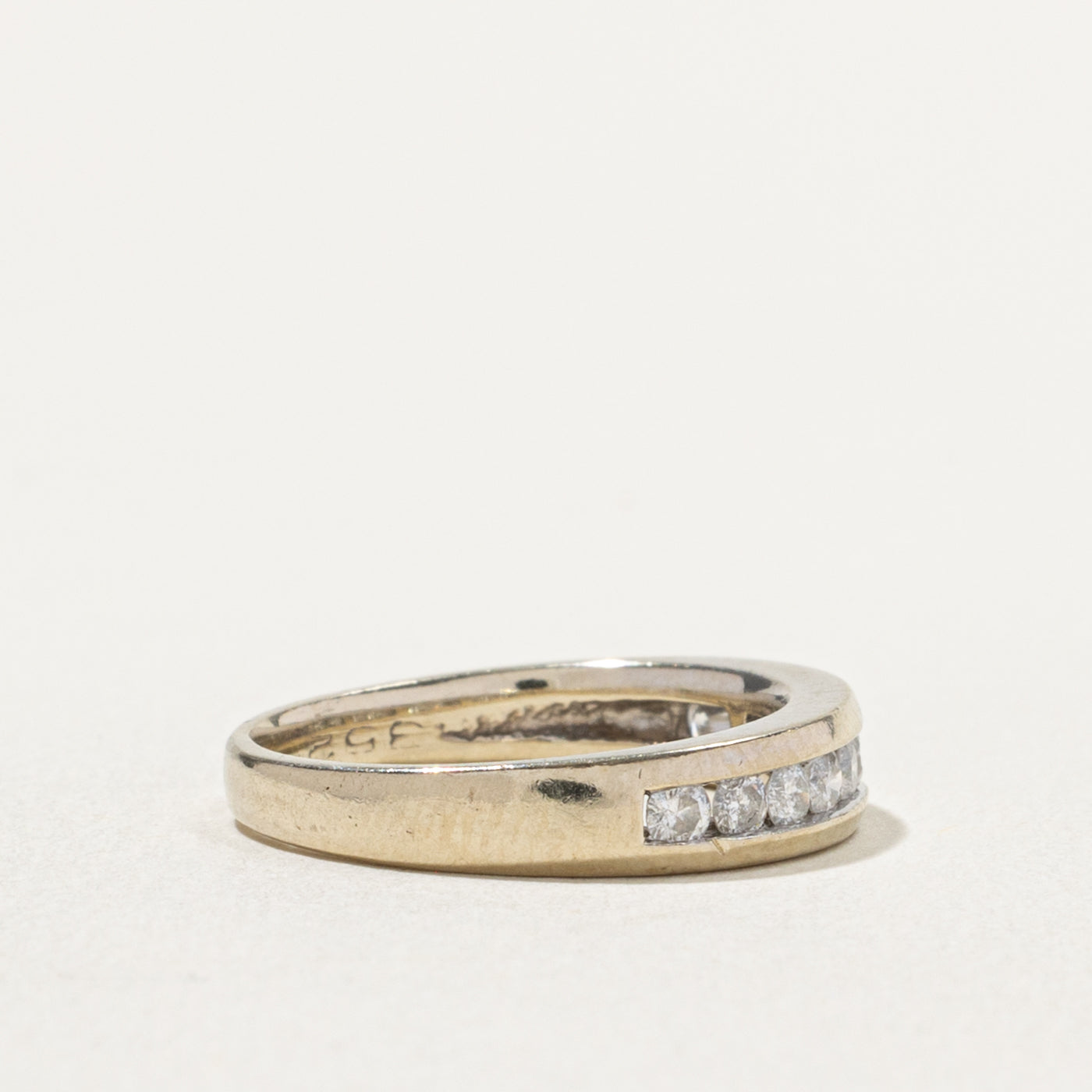 14k Semi Eternity Diamond Band | 0.30ctw | 3.97mm | SZ 4.25