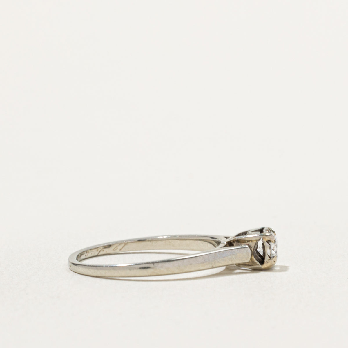 'Birks' Solitaire Diamond Ring | 0.21ct | SZ 6
