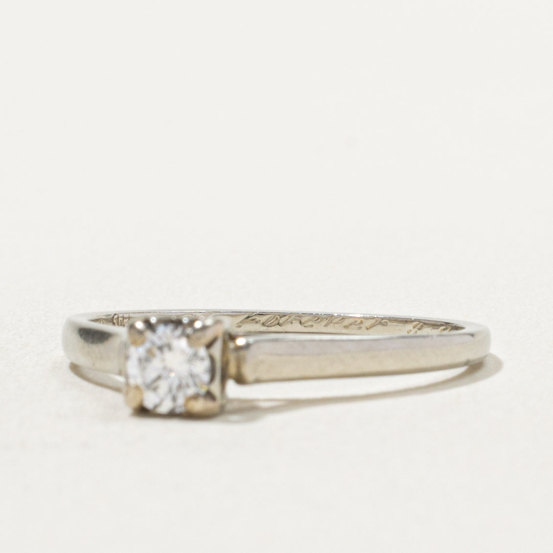 'Birks' Solitaire Diamond Ring | 0.21ct | SZ 6