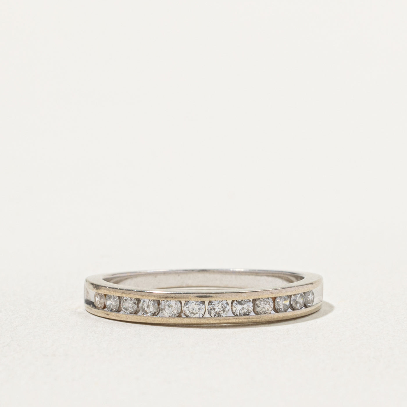 10k Semi Eternity Diamond Band | 0.25ctw | 2.8mm | SZ 7