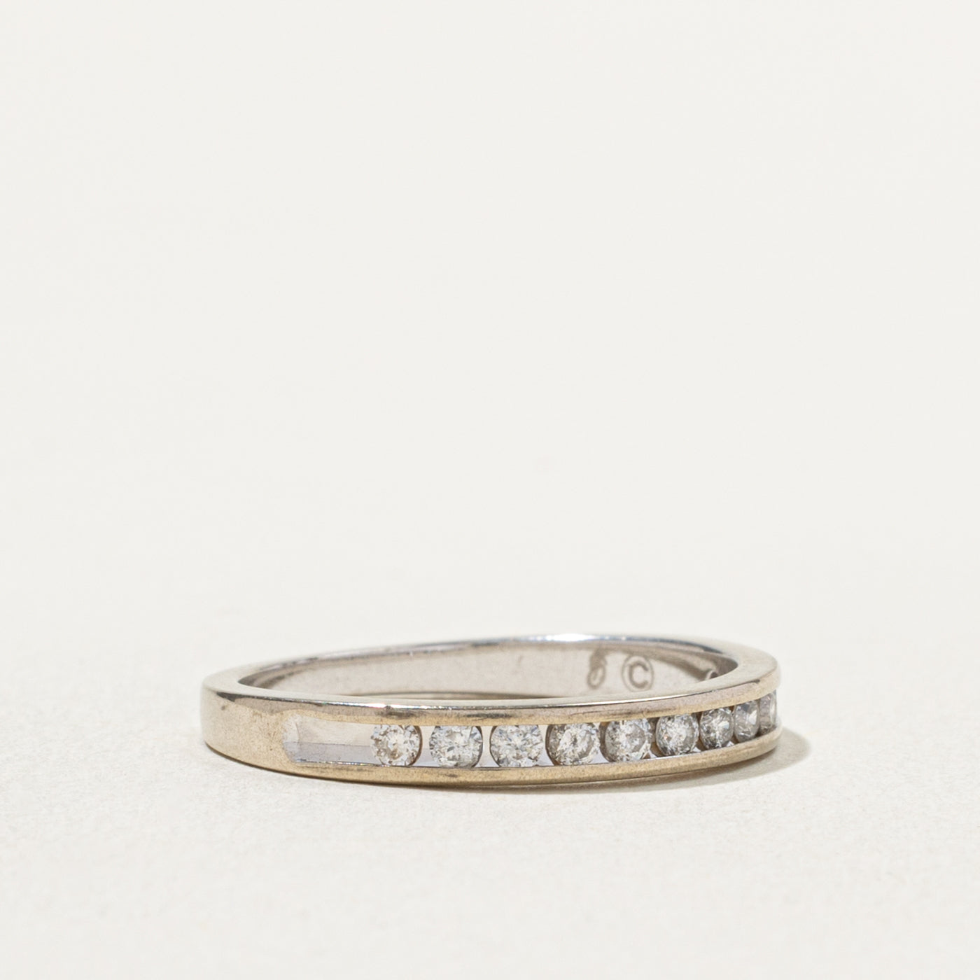 10k Semi Eternity Diamond Band | 0.25ctw | 2.8mm | SZ 7