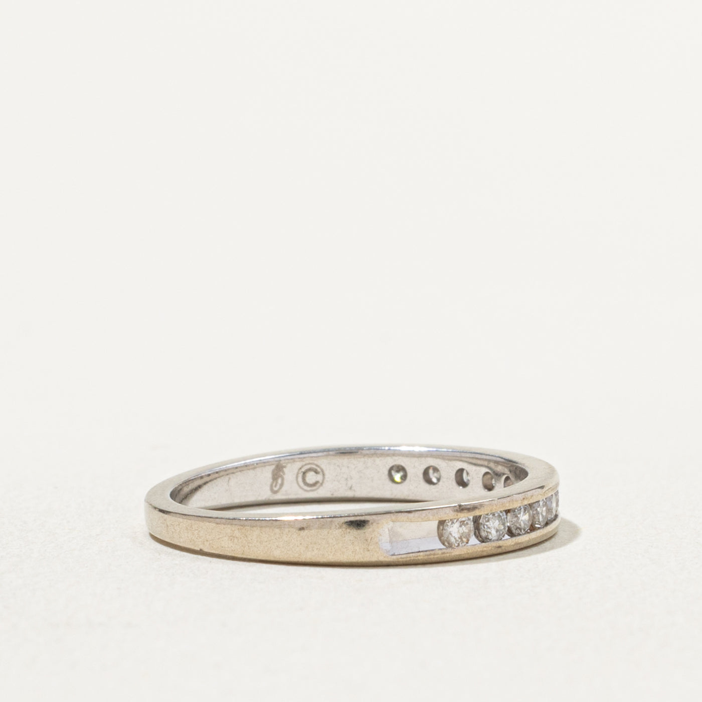 10k Semi Eternity Diamond Band | 0.25ctw | 2.8mm | SZ 7