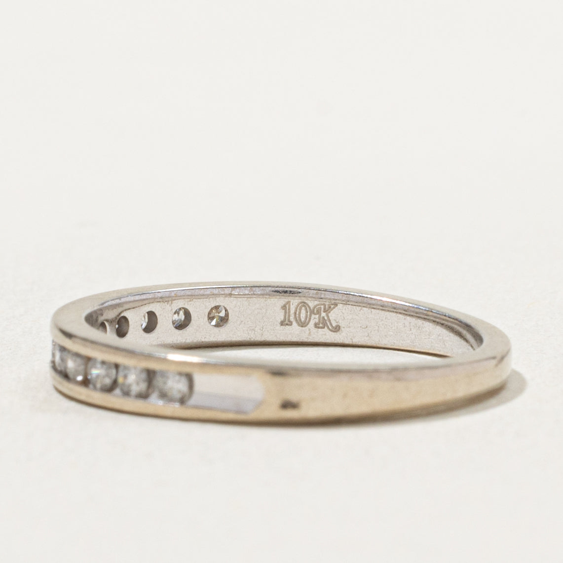 10k Semi Eternity Diamond Band | 0.25ctw | 2.8mm | SZ 7