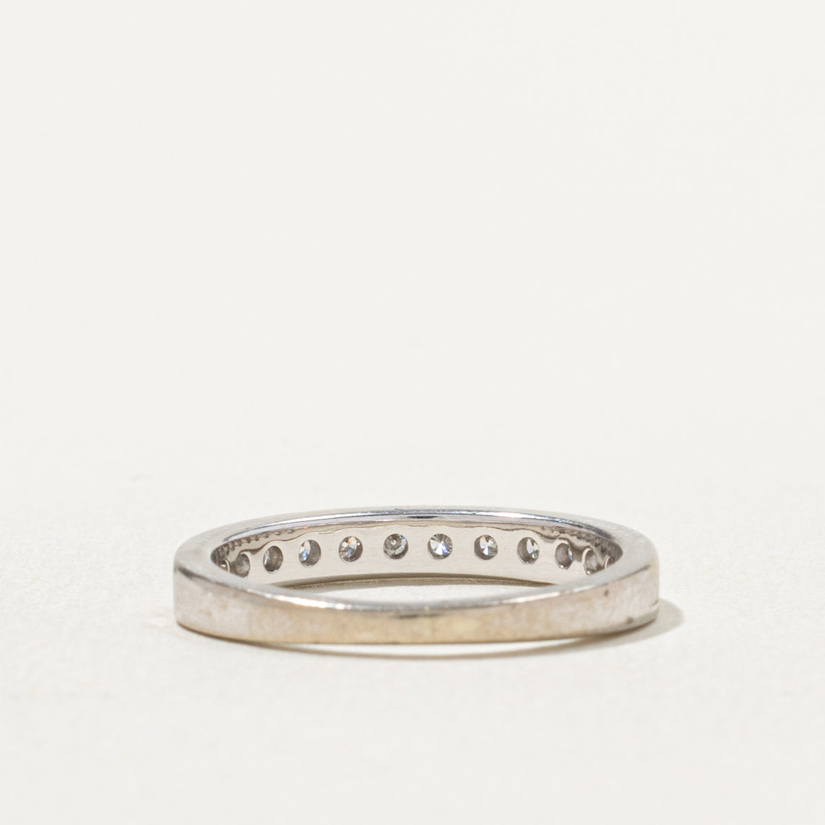 10k Semi Eternity Channel Set Diamond Band | 0.24ctw | 2.76mm | SZ 5