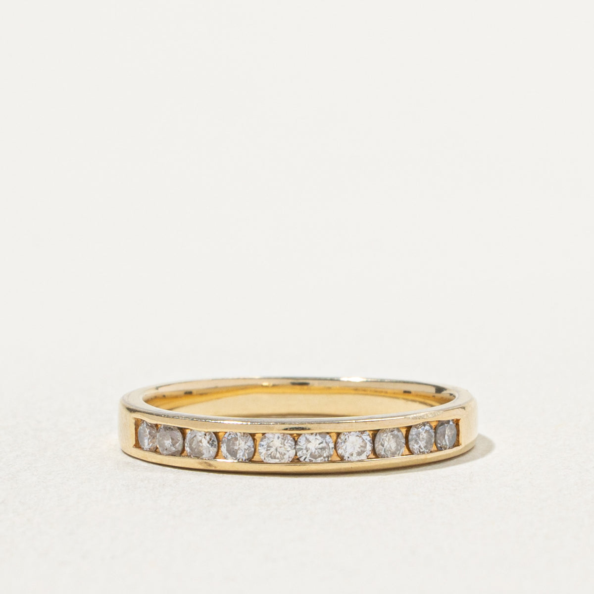 14k Semi Eternity Diamond Band | 0.26ctw | 2.68mm | SZ 5