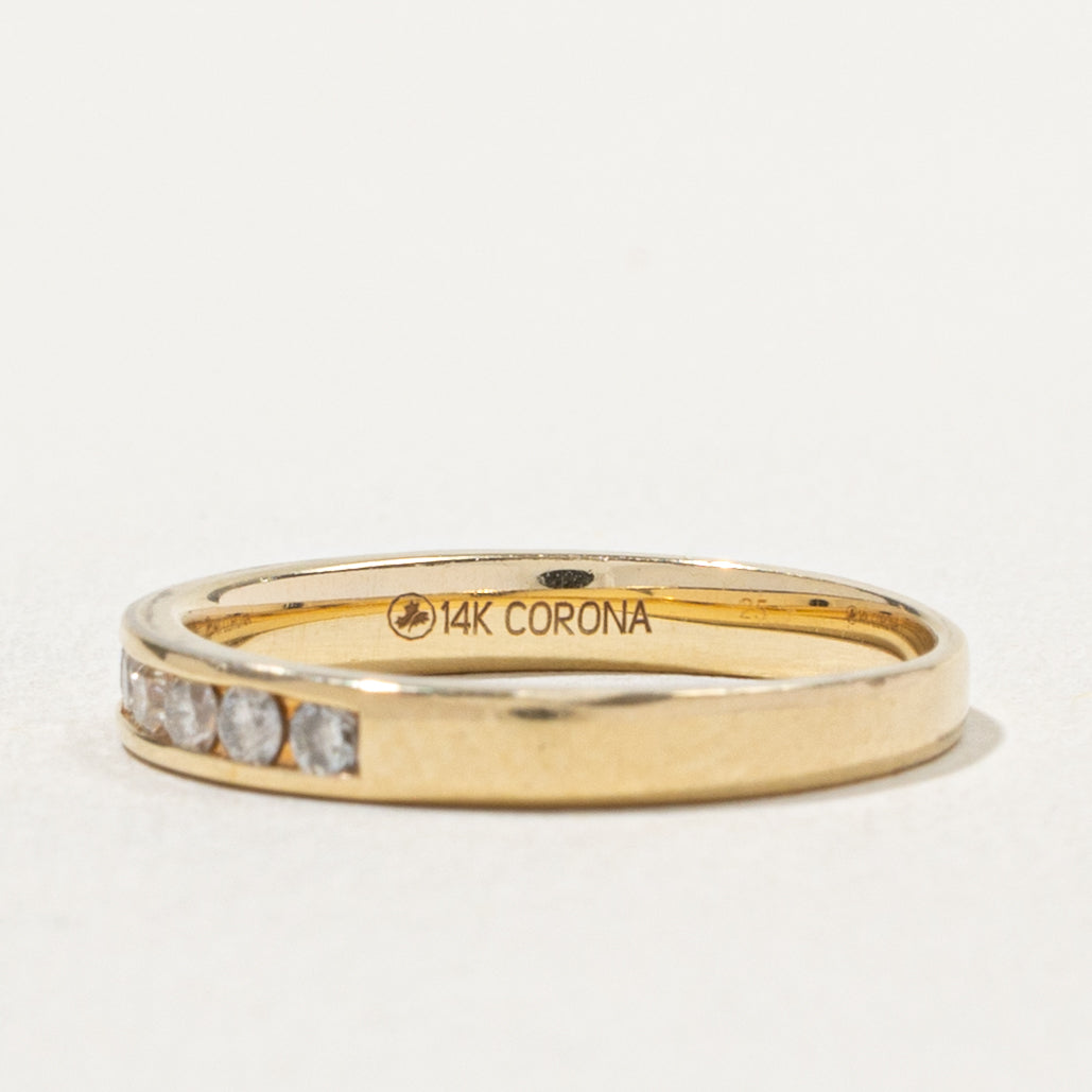 14k Semi Eternity Diamond Band | 0.26ctw | 2.68mm | SZ 5
