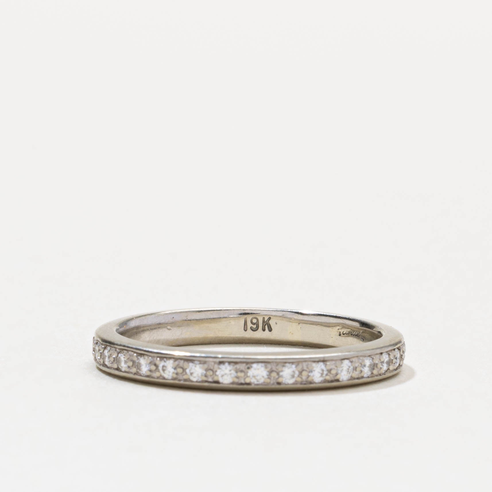 19k Semi-Eternity Diamond Band | 0.25ctw | 2.45mm | SZ 6.5
