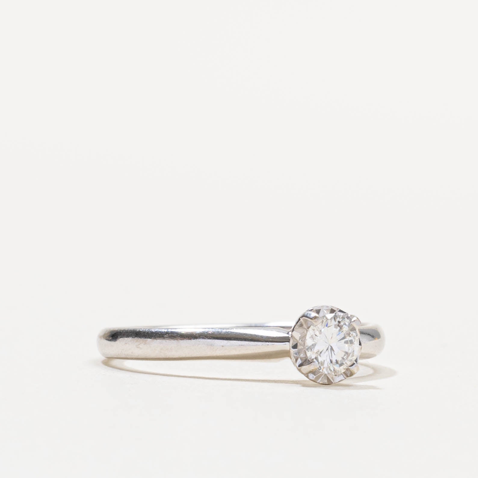 14k Illusion Set Diamond Ring | 0.25ct | SZ 7.25