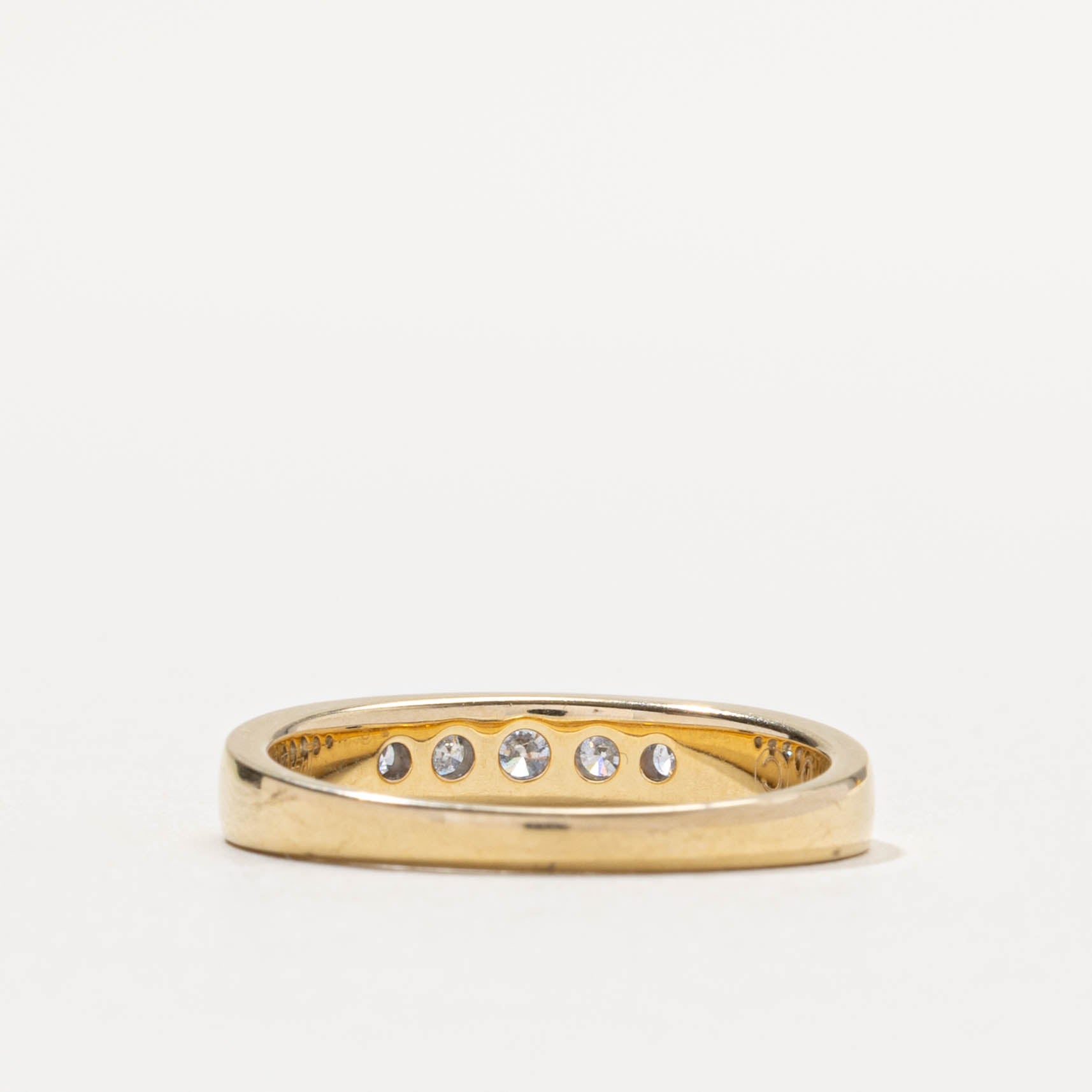 14k Channel Set Diamond Ring | 0.25ctw | SZ 7