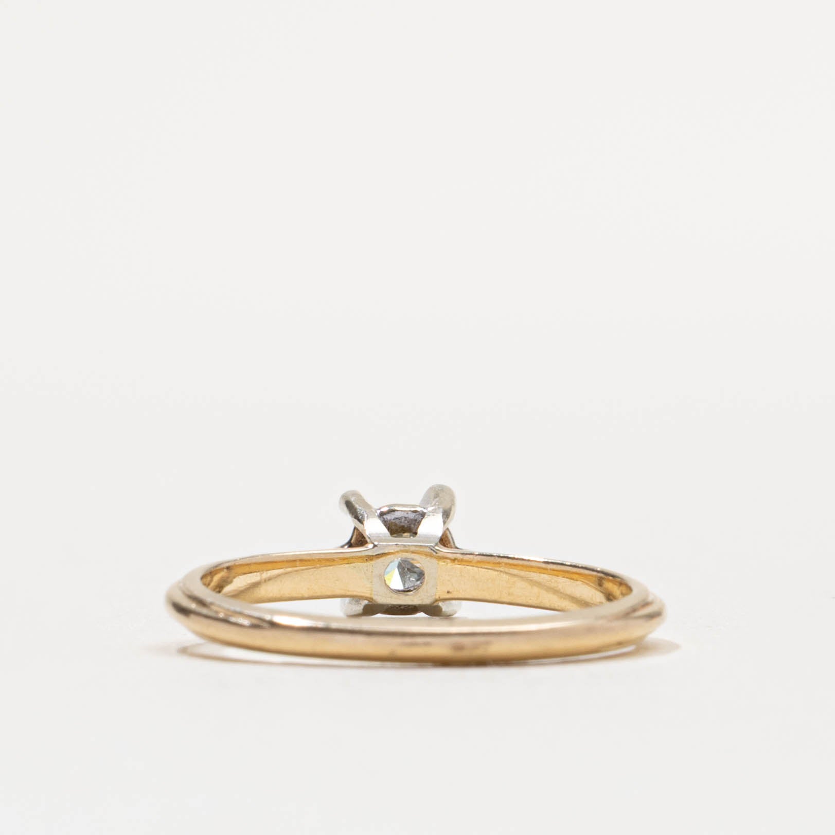 14k Solitaire Diamond Engagement Ring | 0.20ct | SZ 6.25