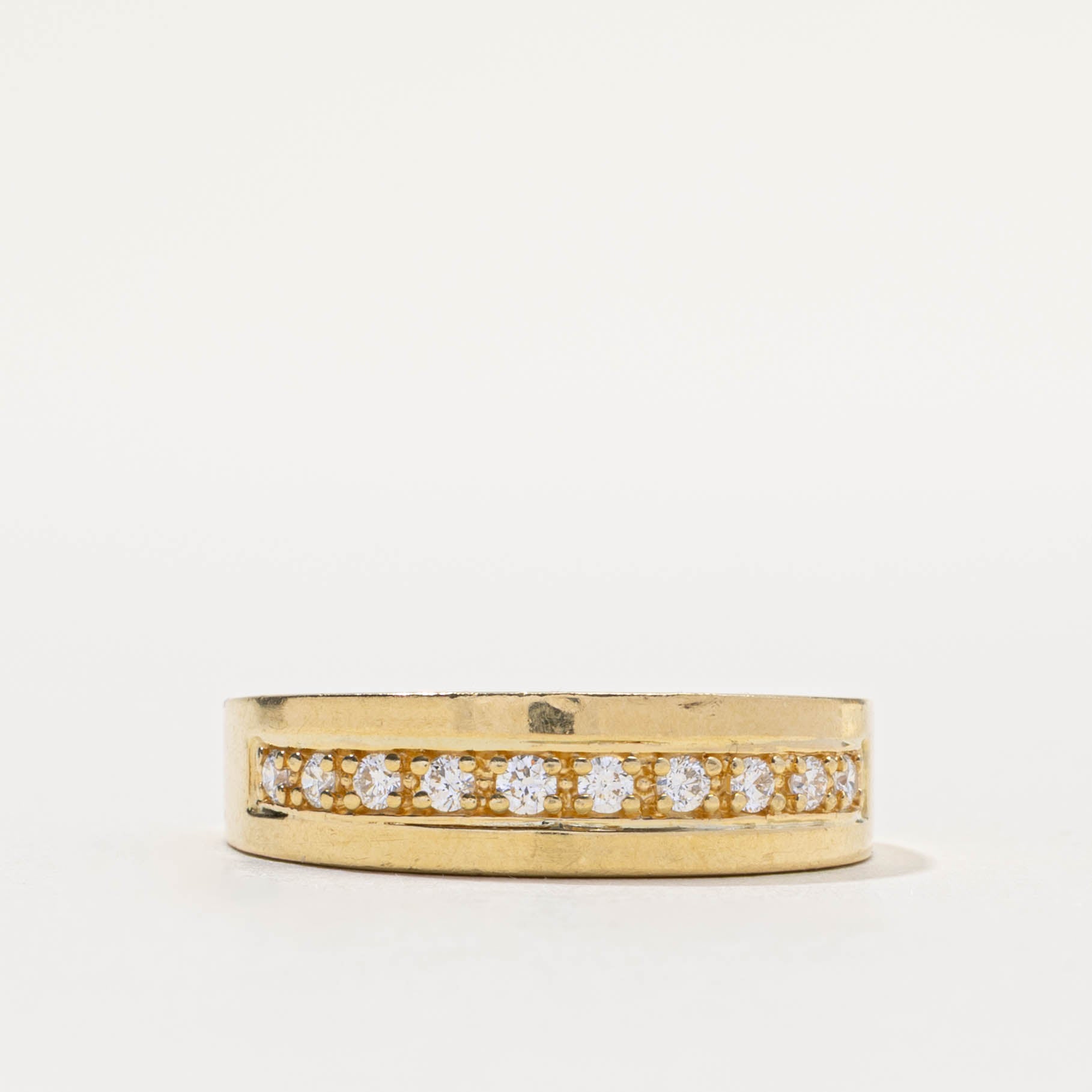 18k Semi-Eternity Diamond Channel Set Ring | 0.30ctw | SZ 11.75