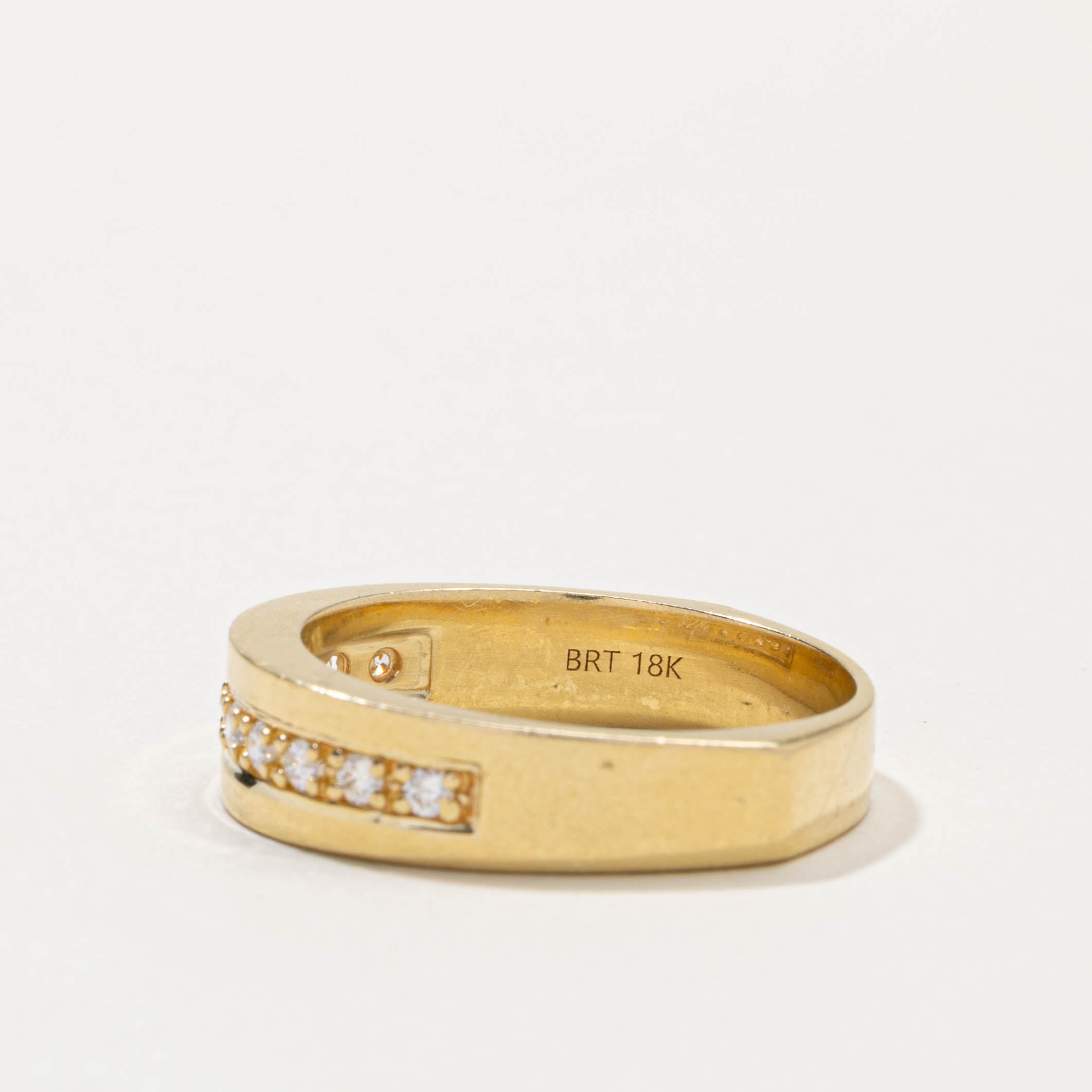 18k Semi-Eternity Diamond Channel Set Ring | 0.30ctw | SZ 11.75