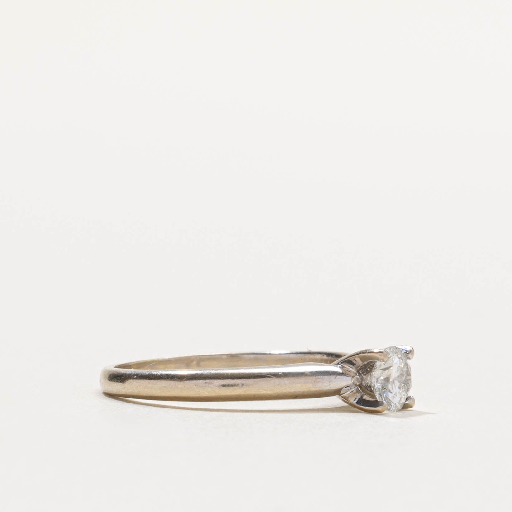14k Solitaire Diamond Engagement Ring | 0.34ct I1 H/I | SZ 6