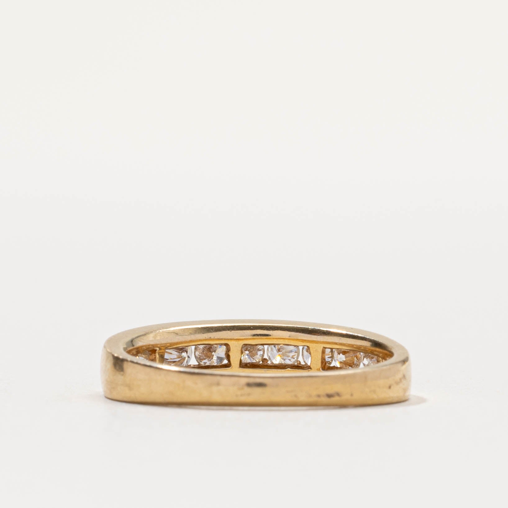 14k Semi-Eternity Diamond Channel Set Ring | 0.50ctw | SZ 6