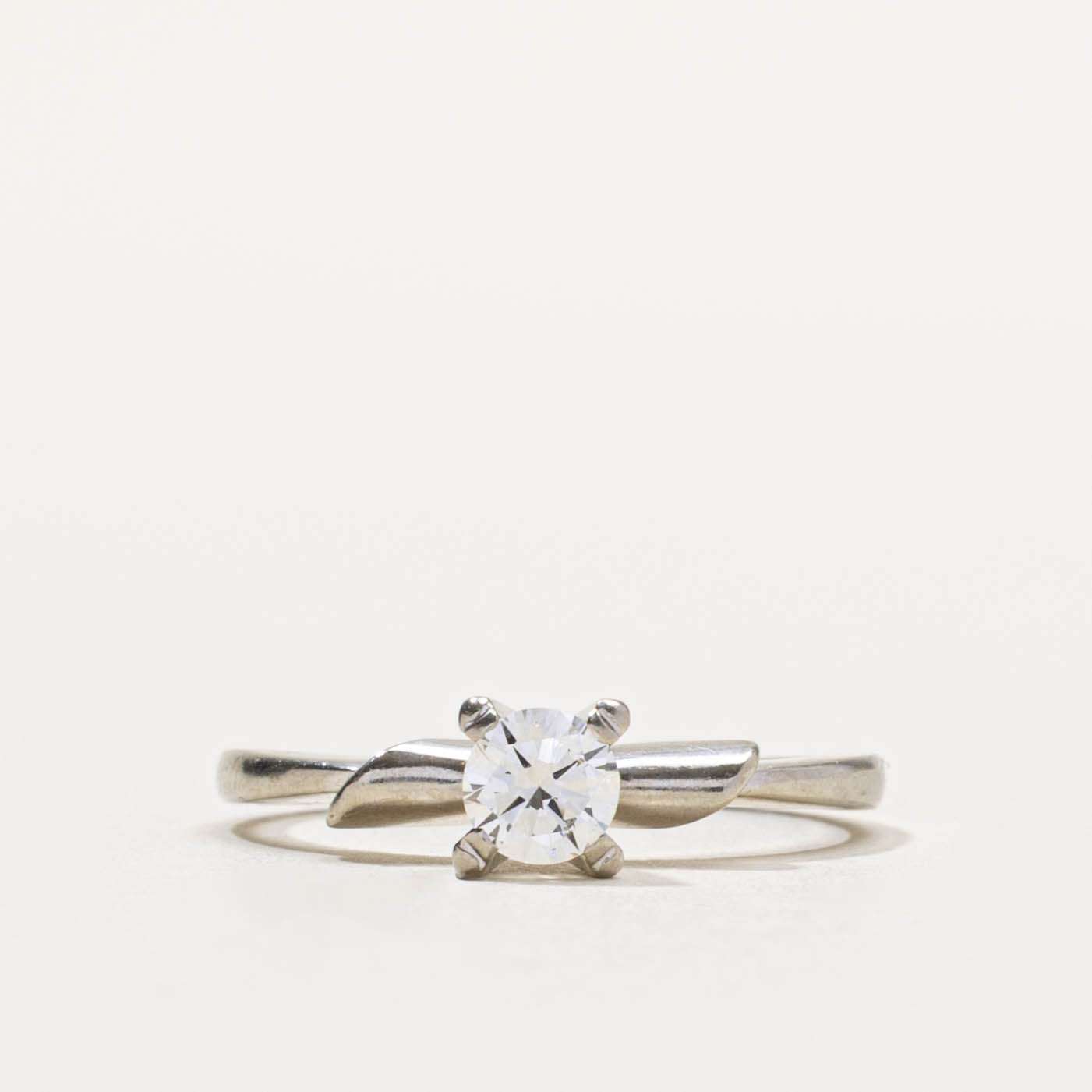 18k Solitaire Diamond Engagement Ring | 0.28ct VS1 H/I | SZ 5.75