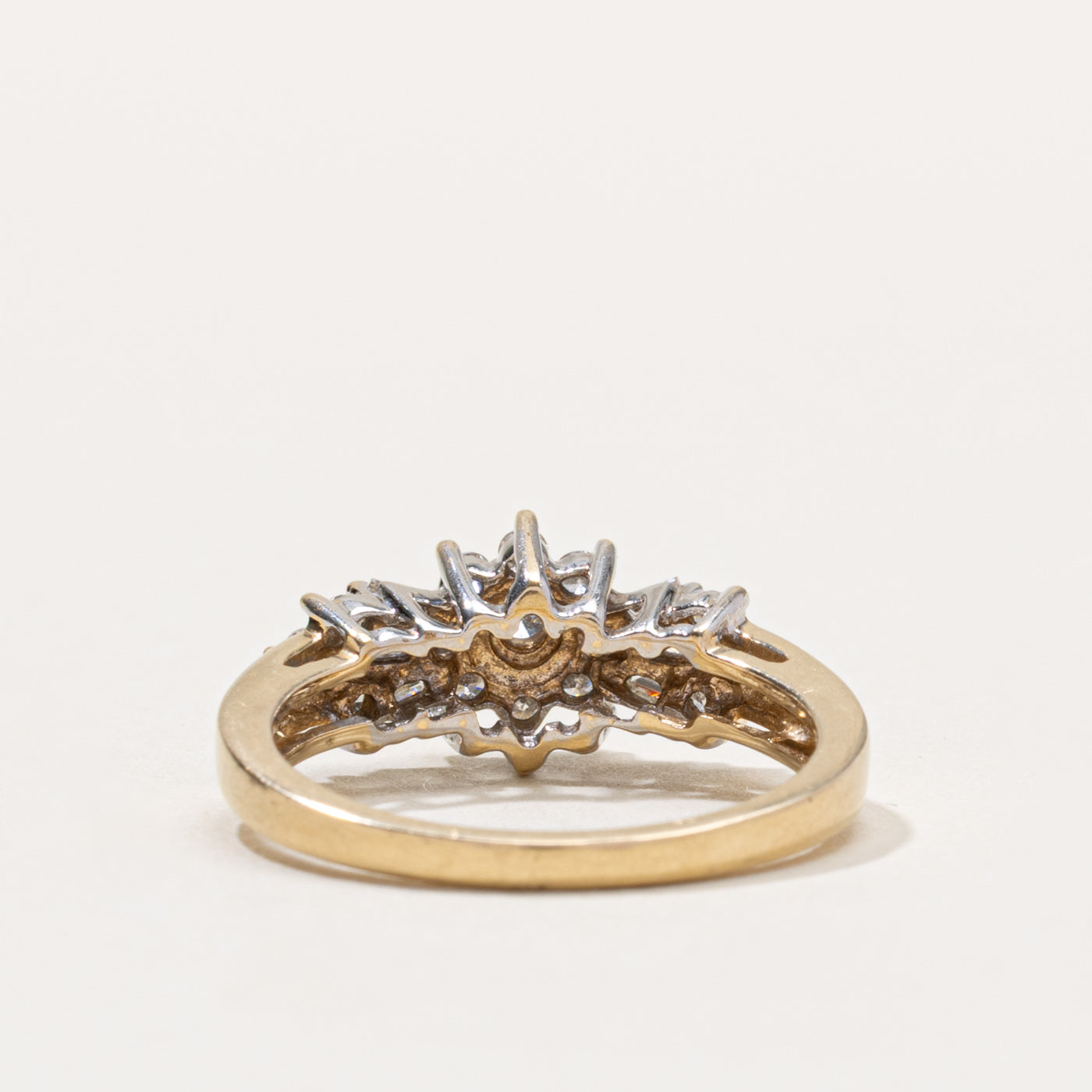 14k Diamond Cluster Ring | 0.40ctw | SZ 7
