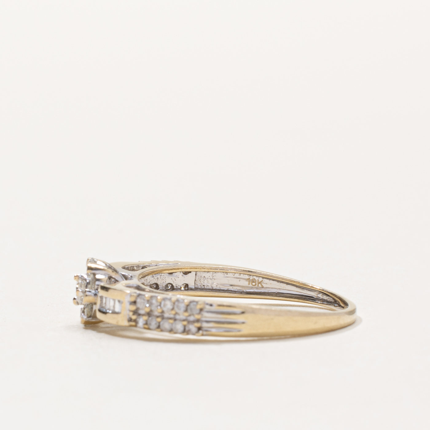 18k Diamond Daisy Cluster Ring | 0.26ctw | SZ 7.75