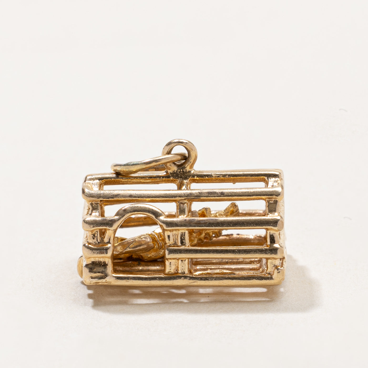10k Caged Lobster Charm