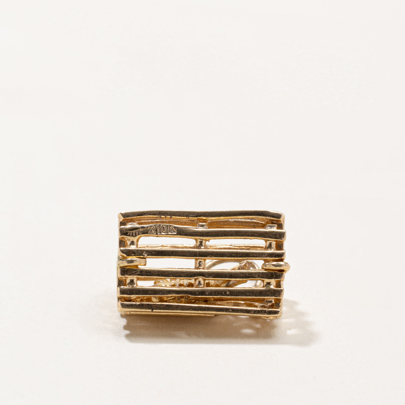 10k Caged Lobster Charm