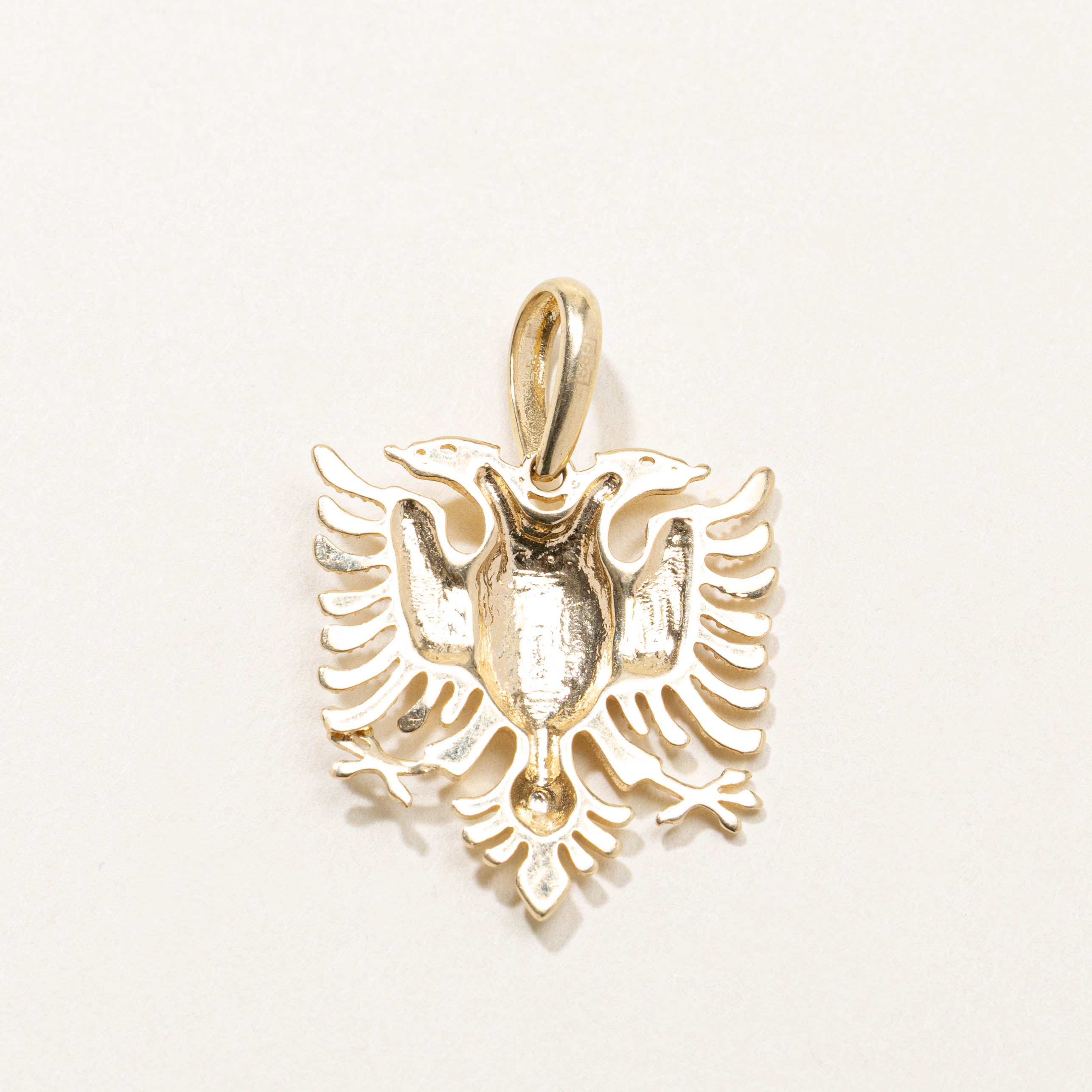 14k Double-Headed Eagle Pendant