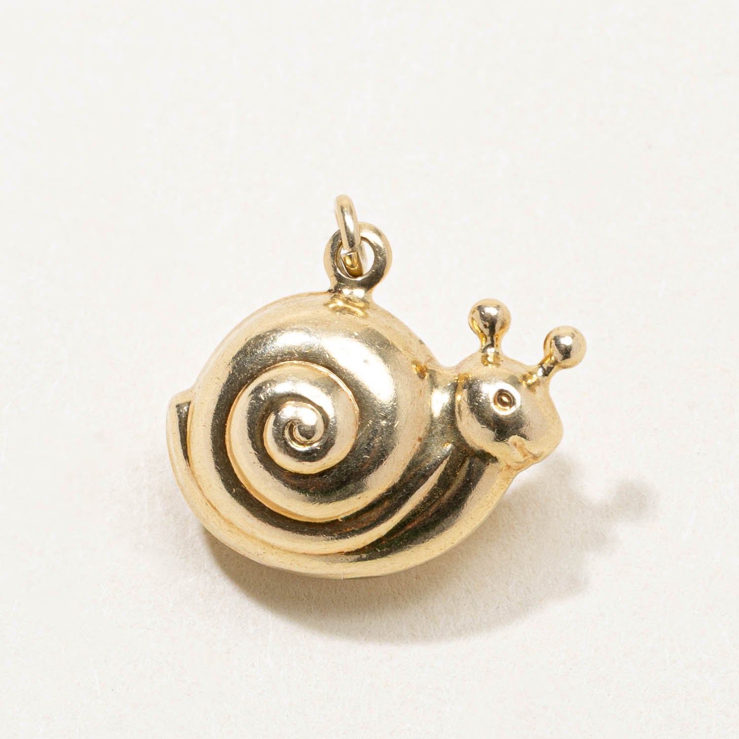 14k Snail Charm