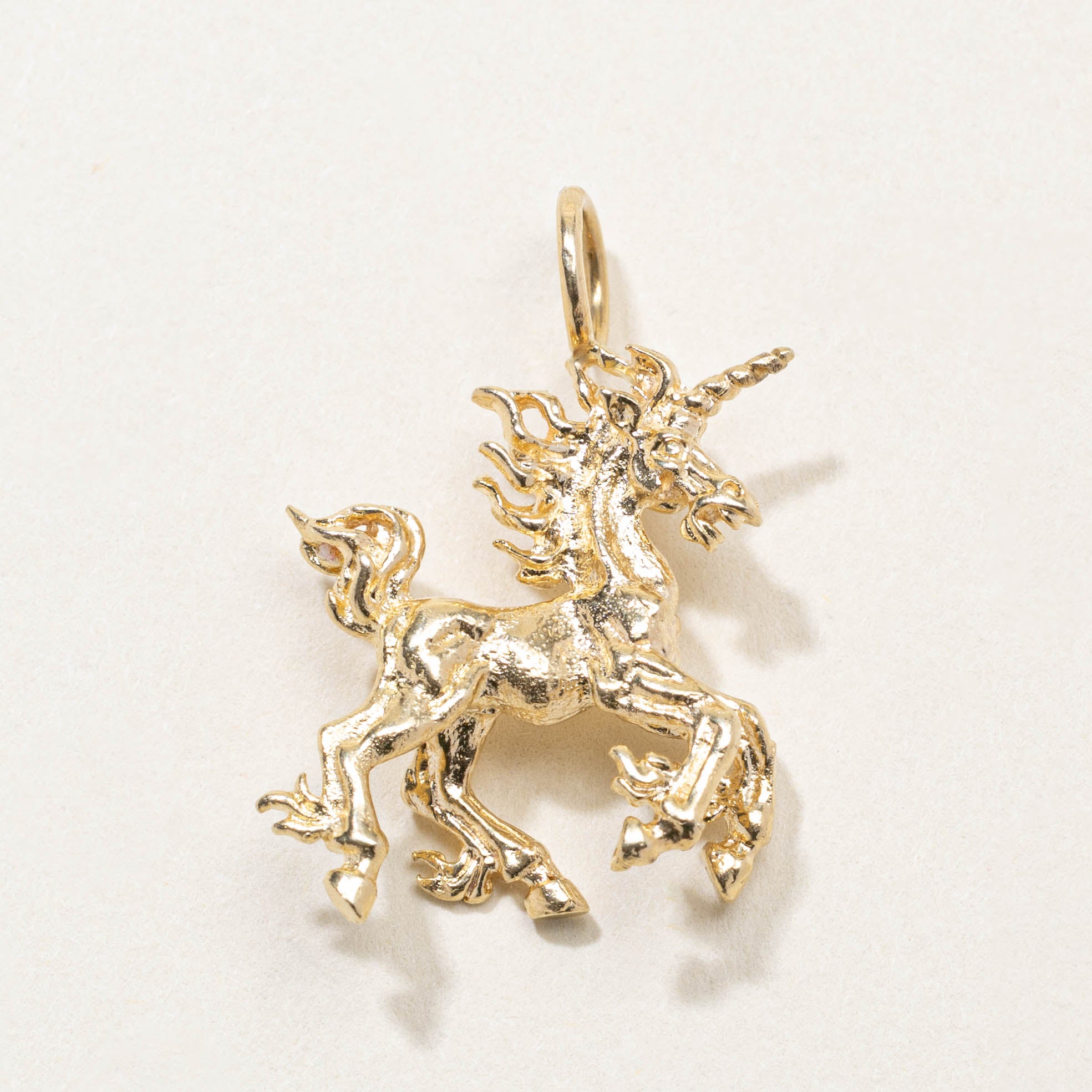 14k Unicorn Charm