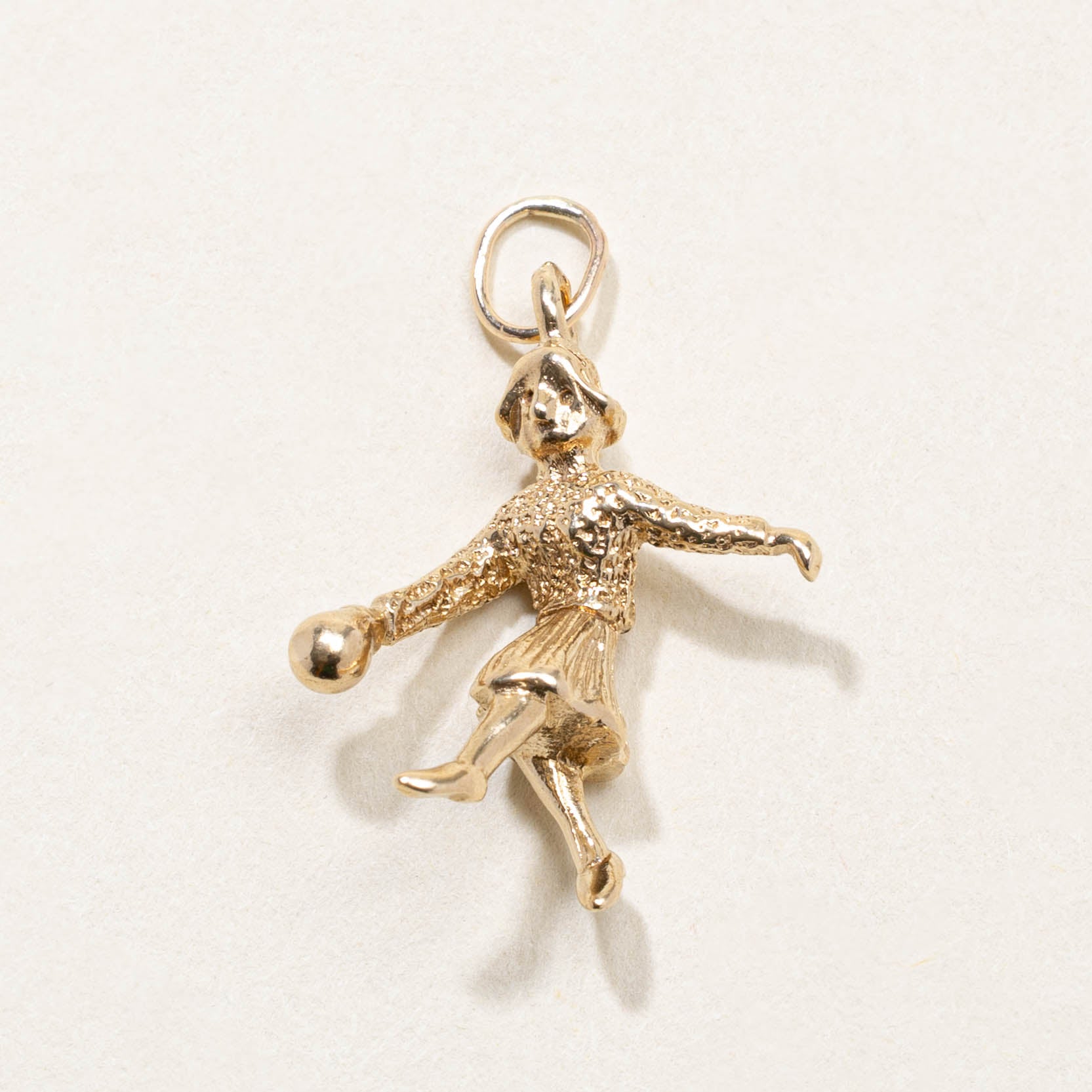 10k Dancing Figure Charm