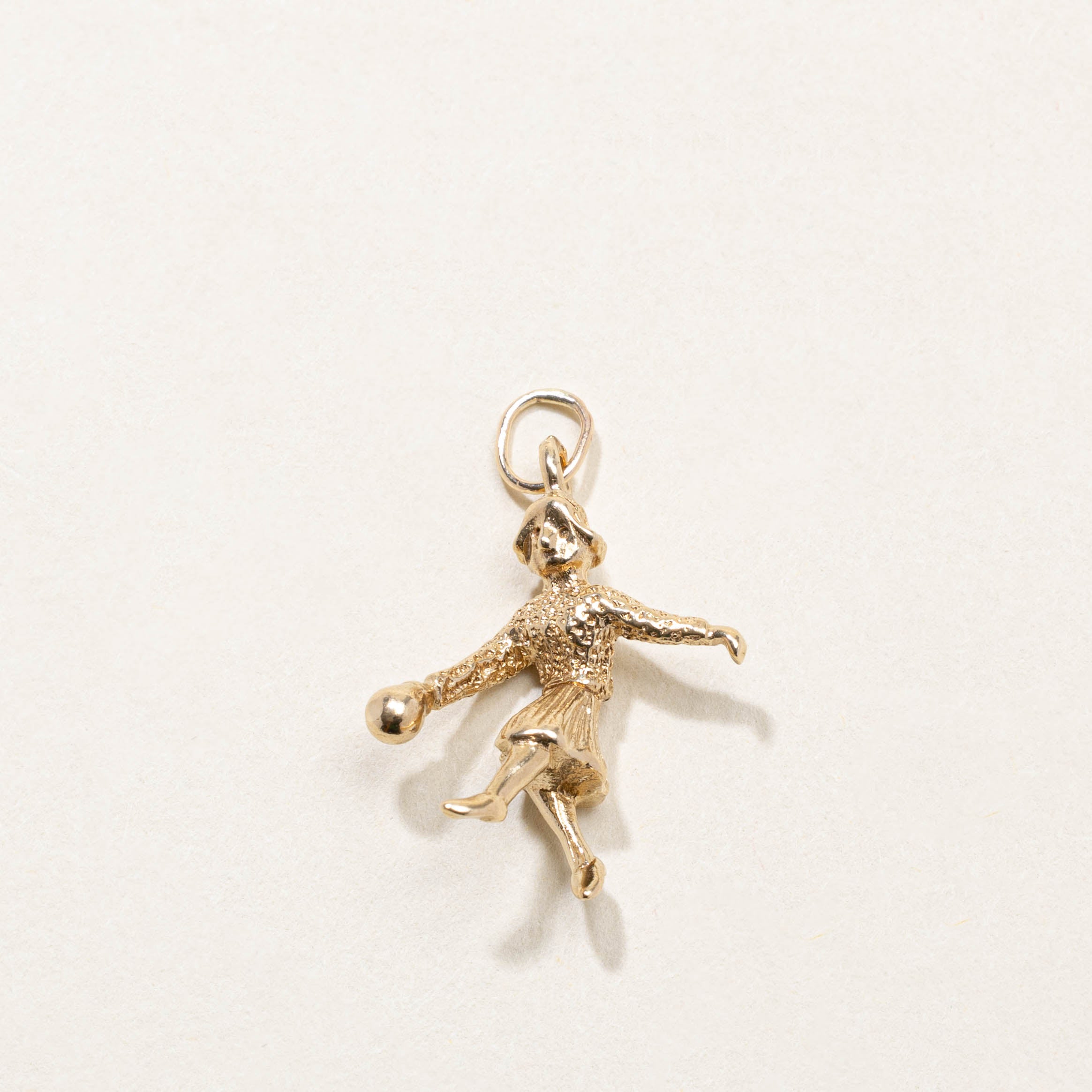 10k Dancing Figure Charm