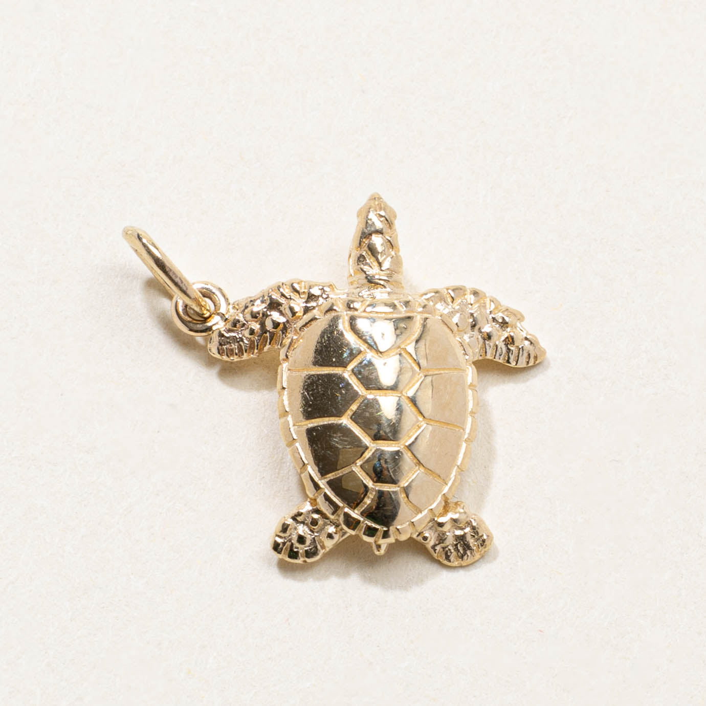 14k Turtle Charm