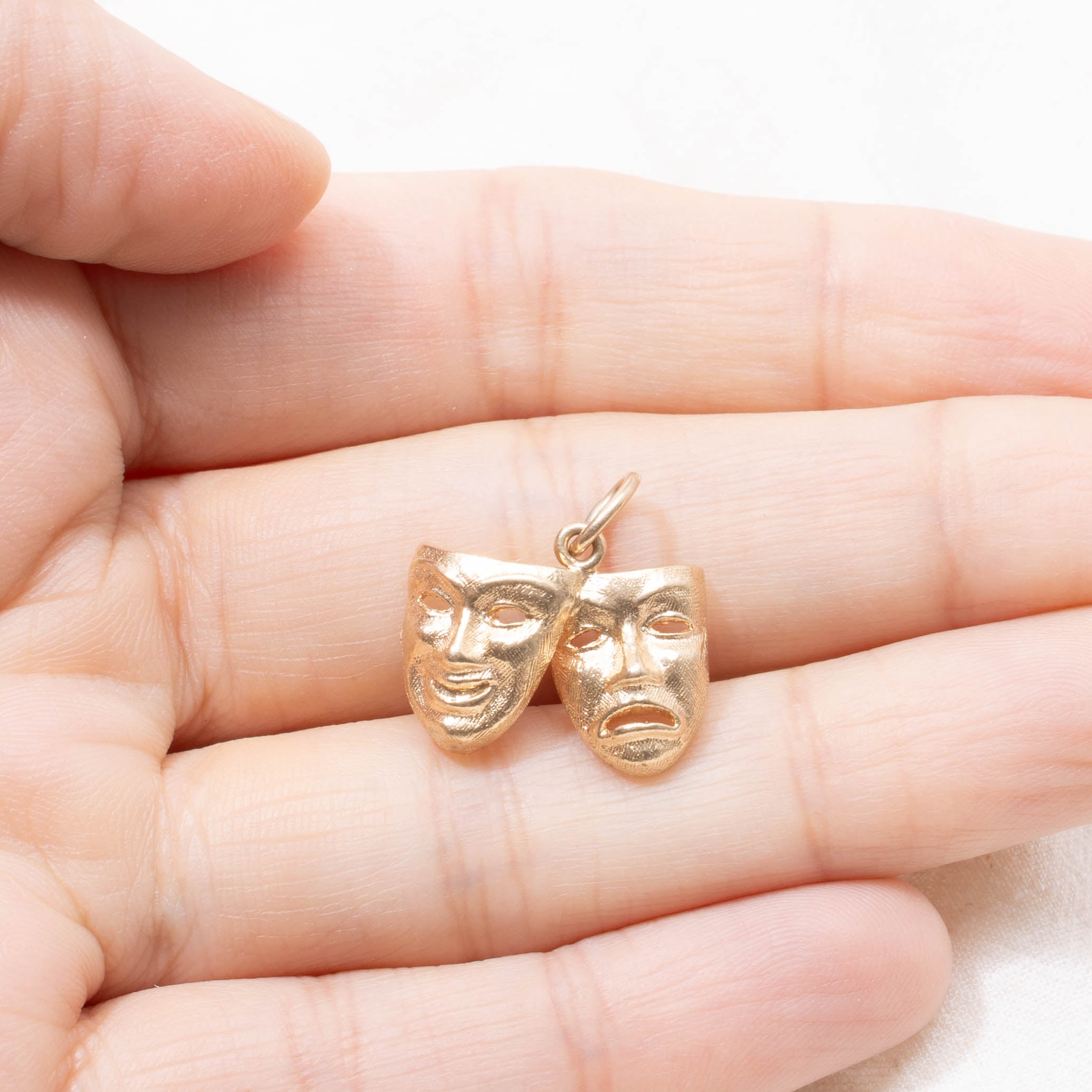 10k Comedy & Tragedy Masks Charm
