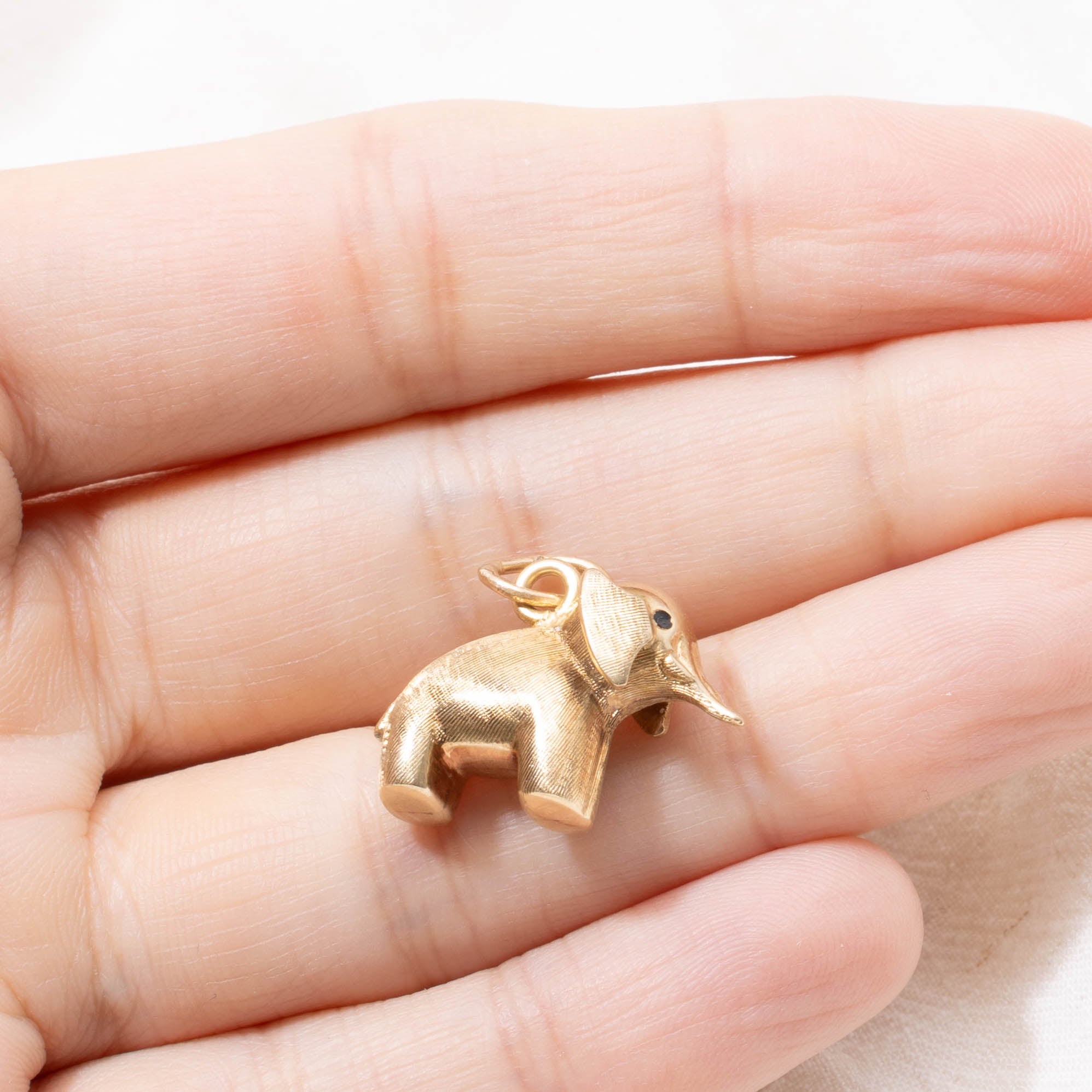 14k Elephant Charm