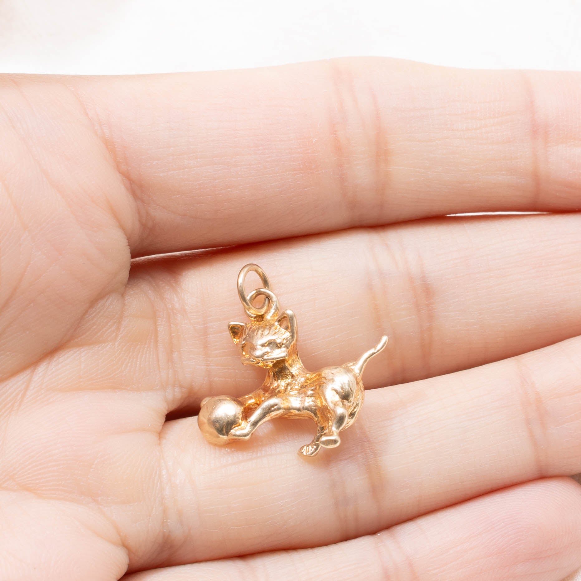 9k Playing Cat Charm