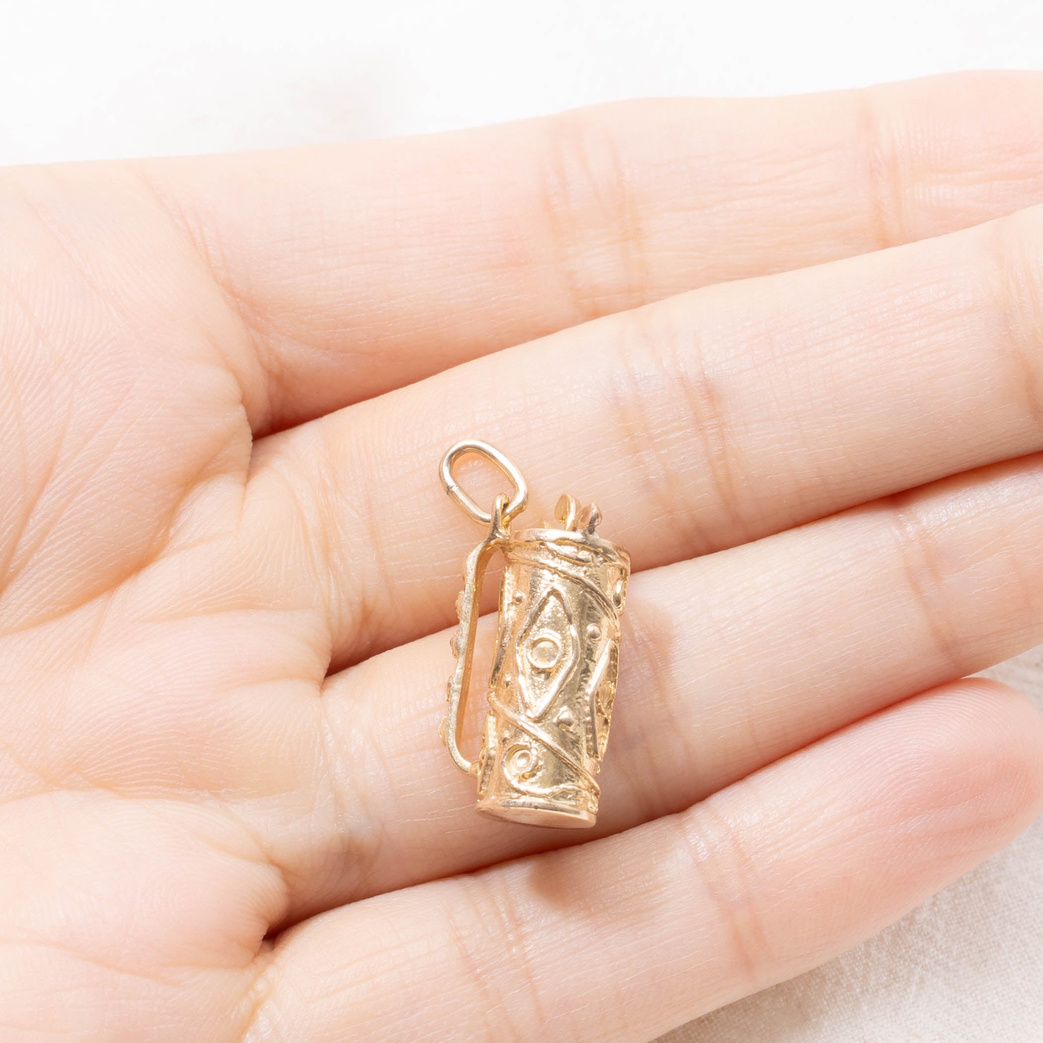 10k Golf Bag Charm