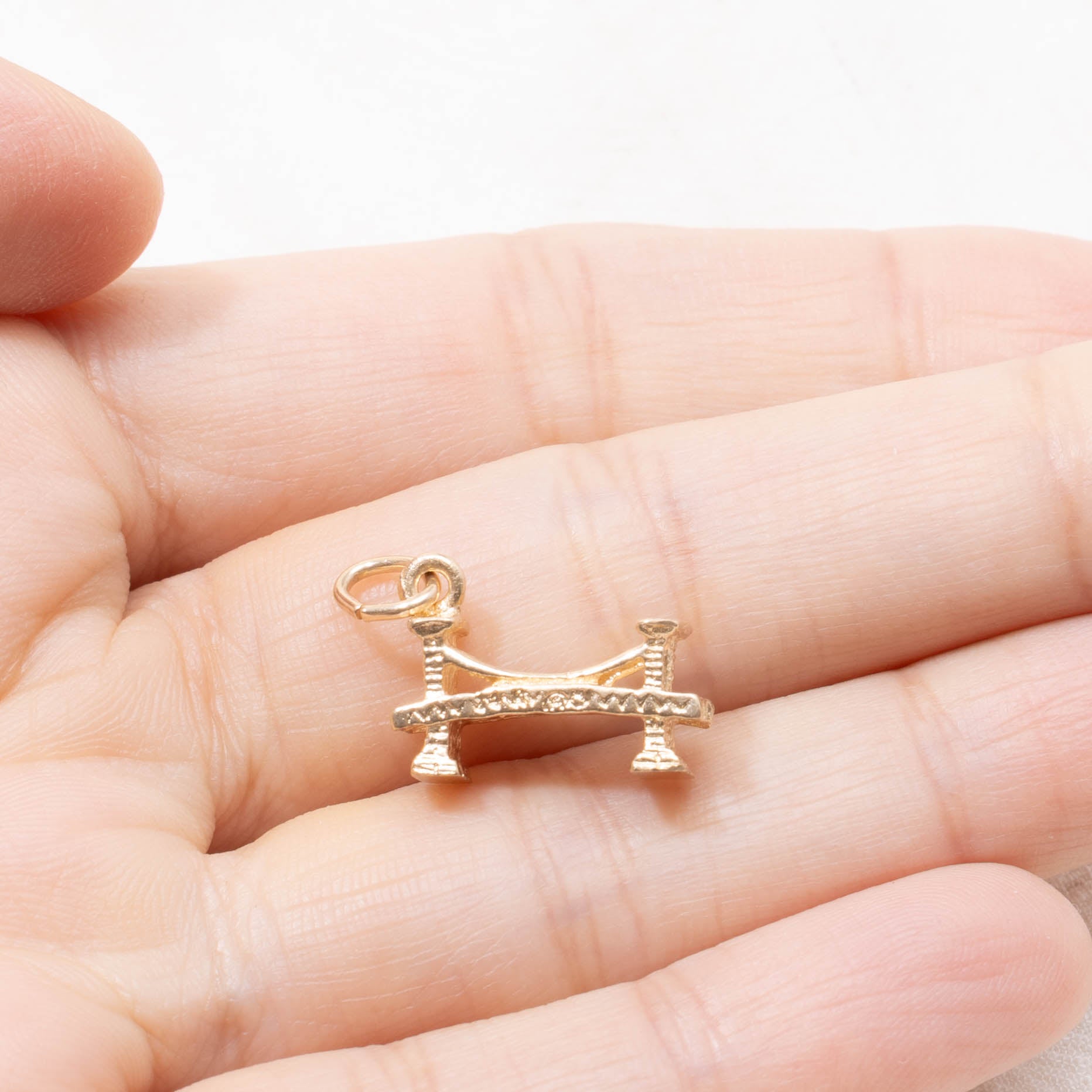 14k Golden Gate Bridge Charm