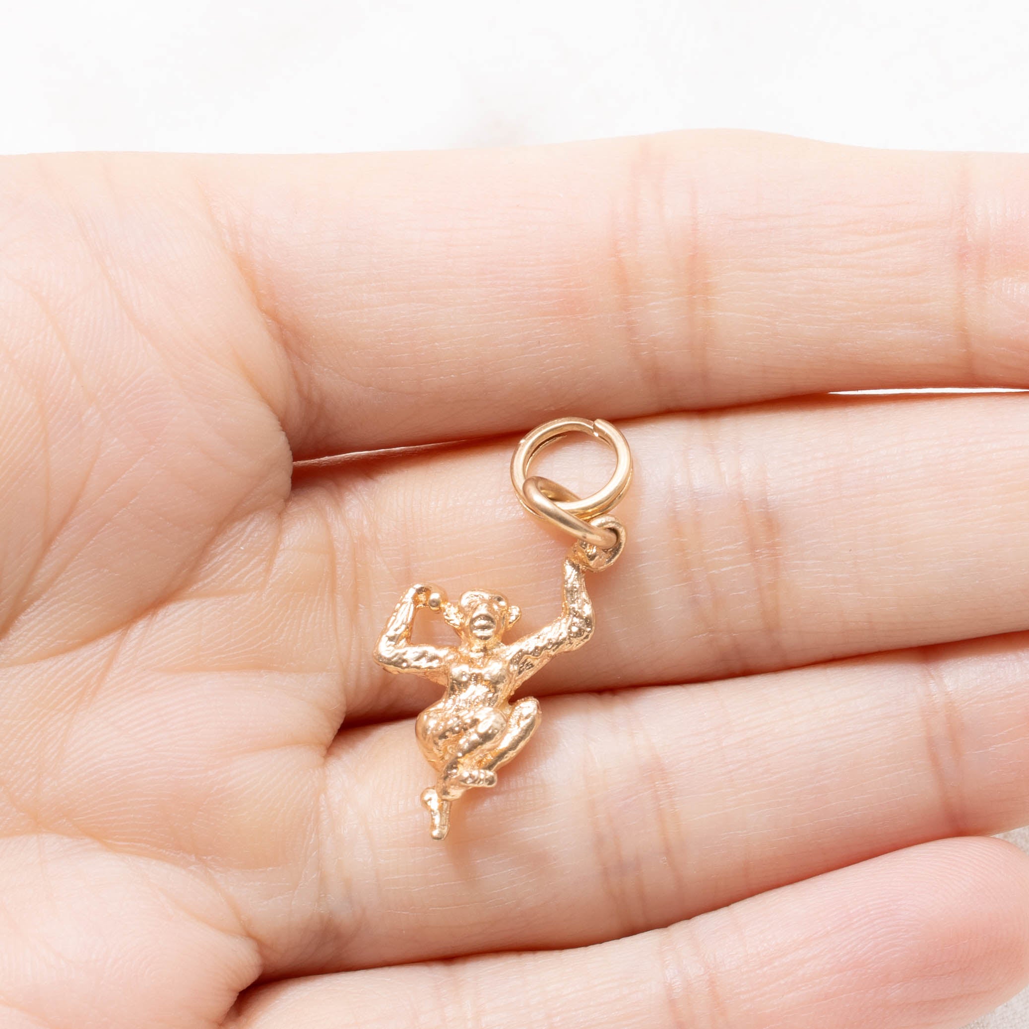 18k Monkey Charm