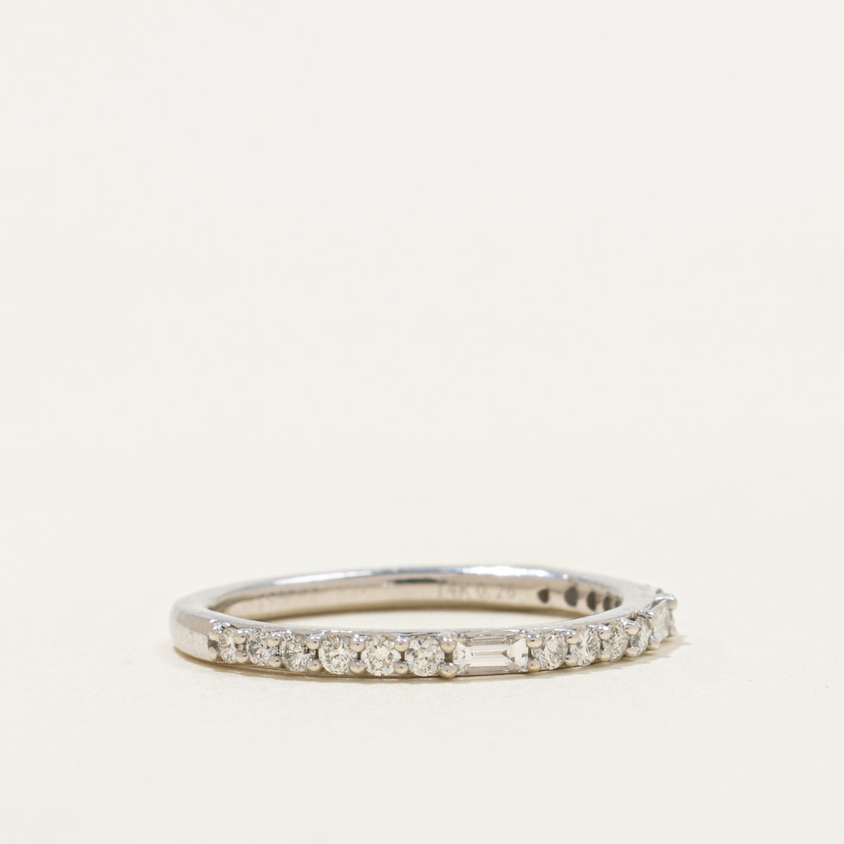 14k Mixed Cut Semi Eternity Diamond Band | 0.22ctw | 1.70mm | SZ 5