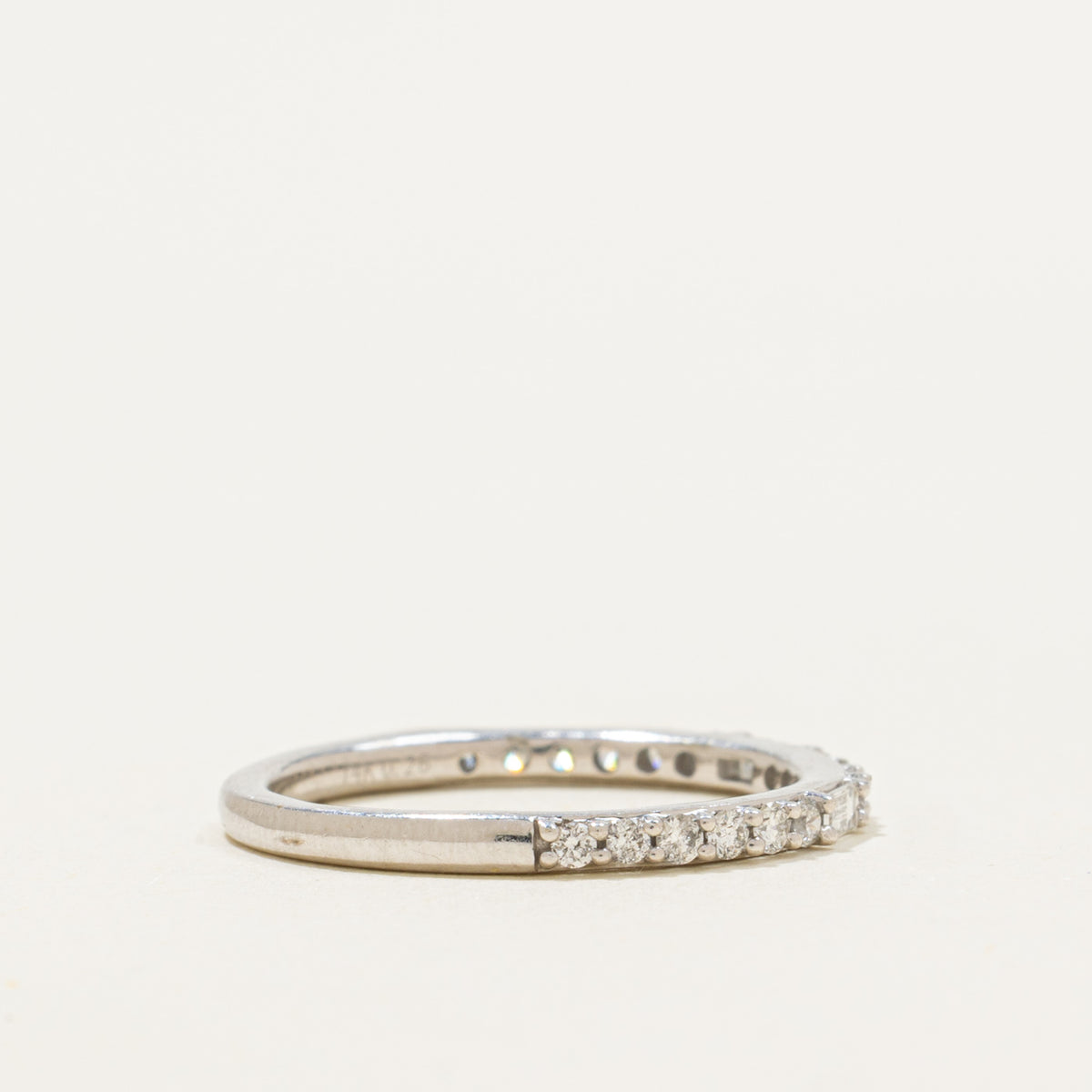14k Mixed Cut Semi Eternity Diamond Band | 0.22ctw | 1.70mm | SZ 5