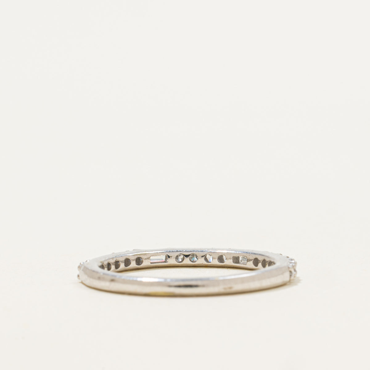 14k Mixed Cut Semi Eternity Diamond Band | 0.22ctw | 1.70mm | SZ 5