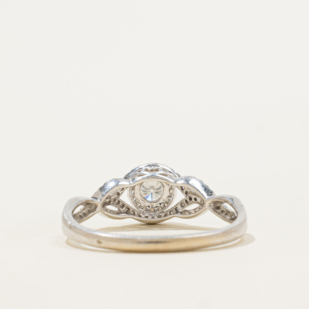 14k Diamond Marquise Halo Ring | 0.65ctw | SZ 11.5