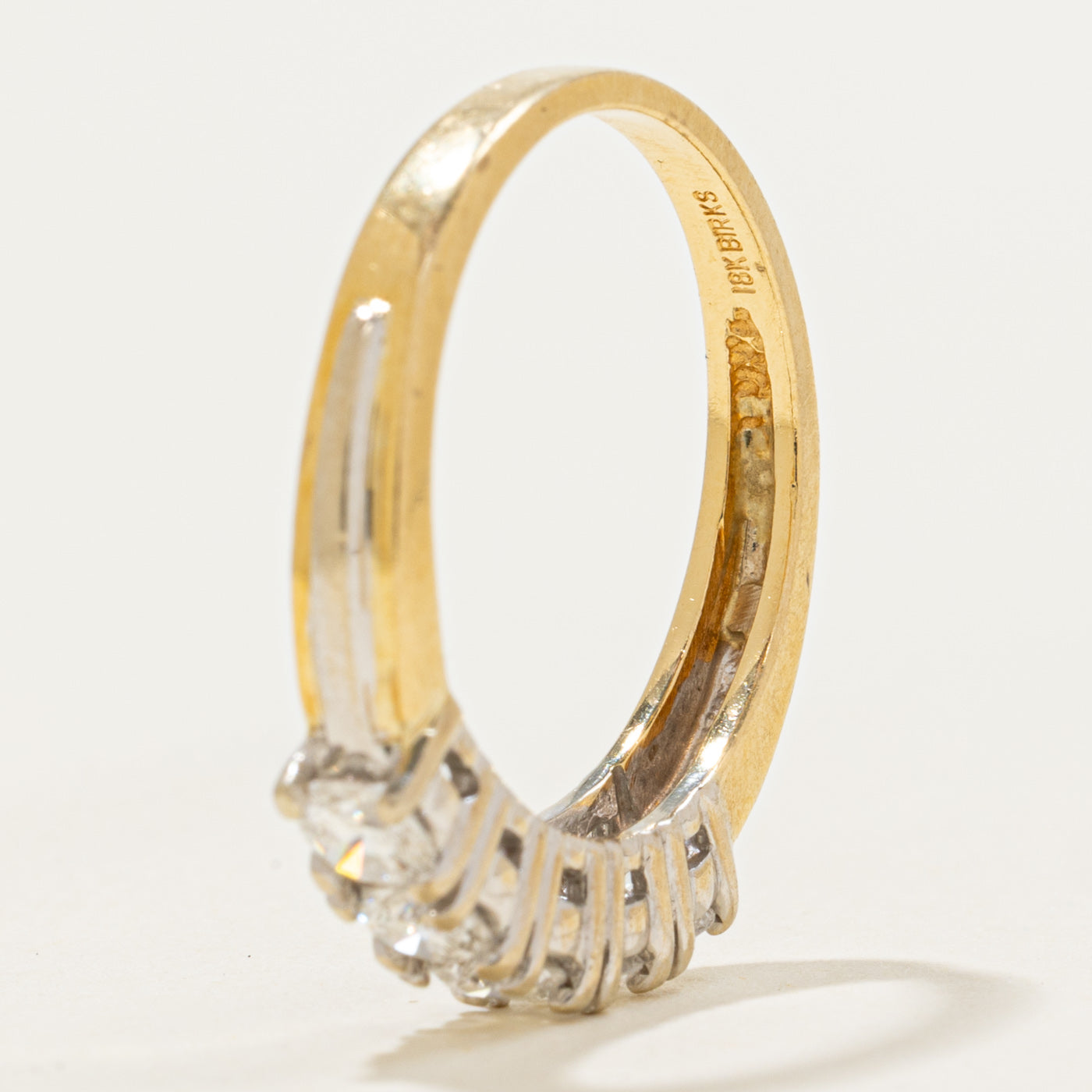 ‘Birks’ 18k Five Stone Diamond Ring | 0.15ct | SZ 7