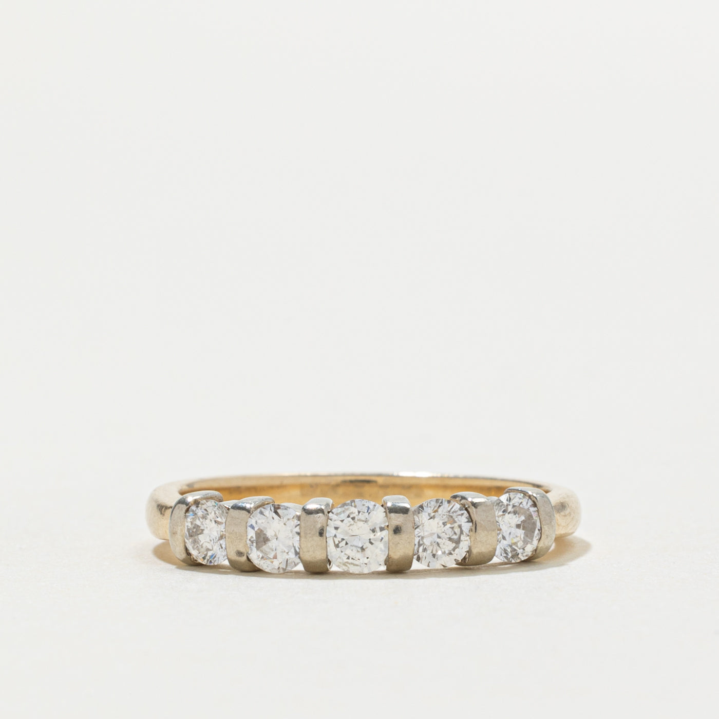 14k Five Stone Diamond Band | 0.50ctw | SZ 5.75