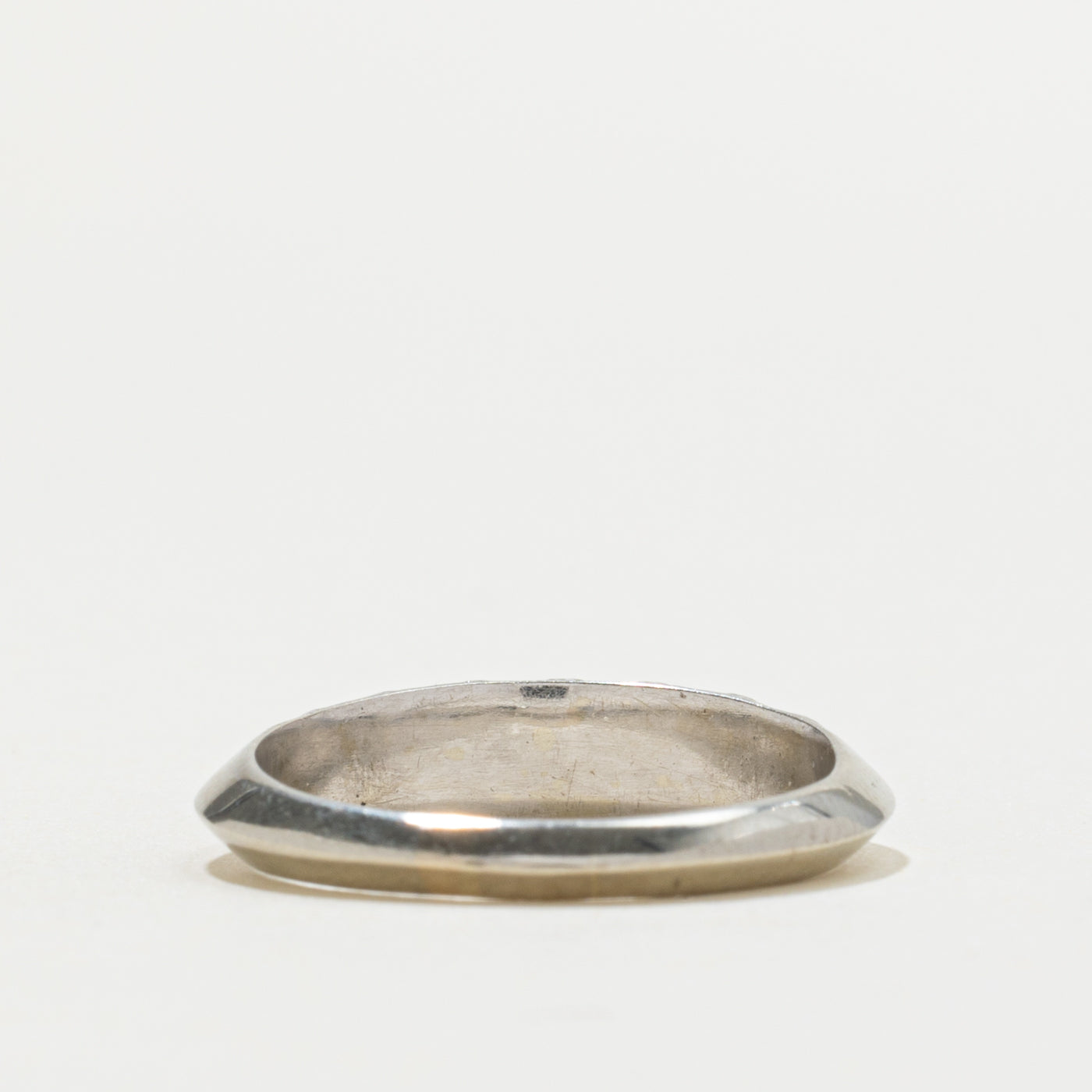 18k Graduating Diamond Thin Boat Ring | 0.50ctw | SZ 8