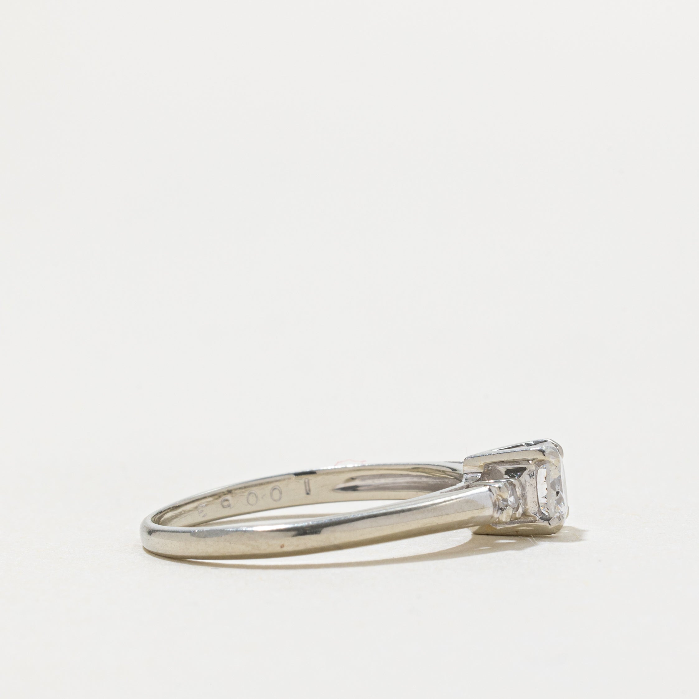 18k Diamond Accented Ring | 0.43ct SI2/I1 G/H, 0.06ctw | SZ 6.5