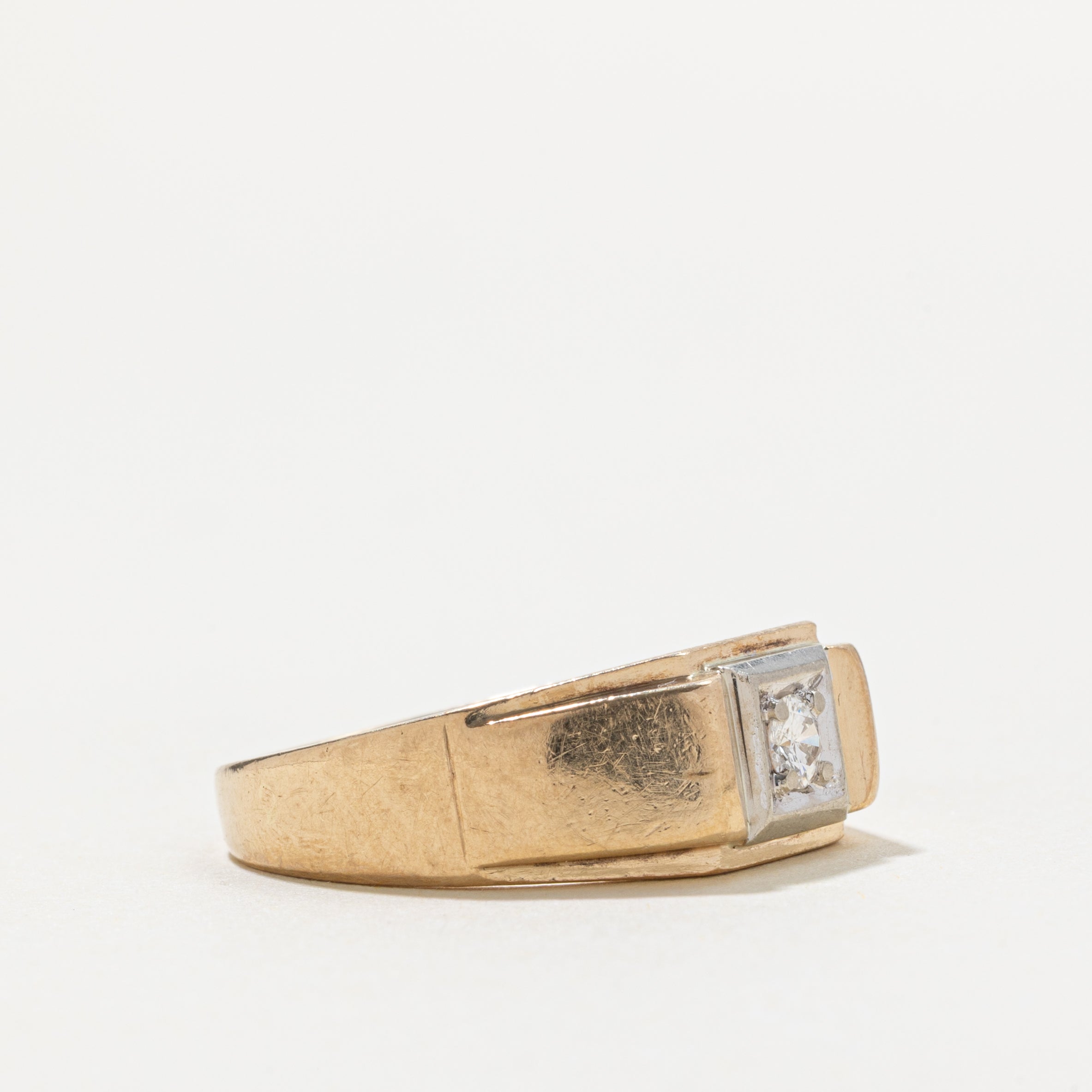 10k Illusion Set Diamond Ring | 0.16ctw | SZ 9.25