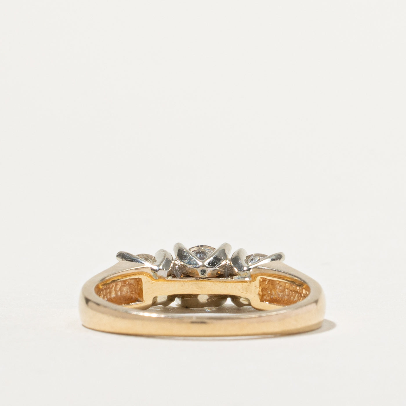 14k Three Stone Diamond Ring | 0.55ctw | SZ 6.75