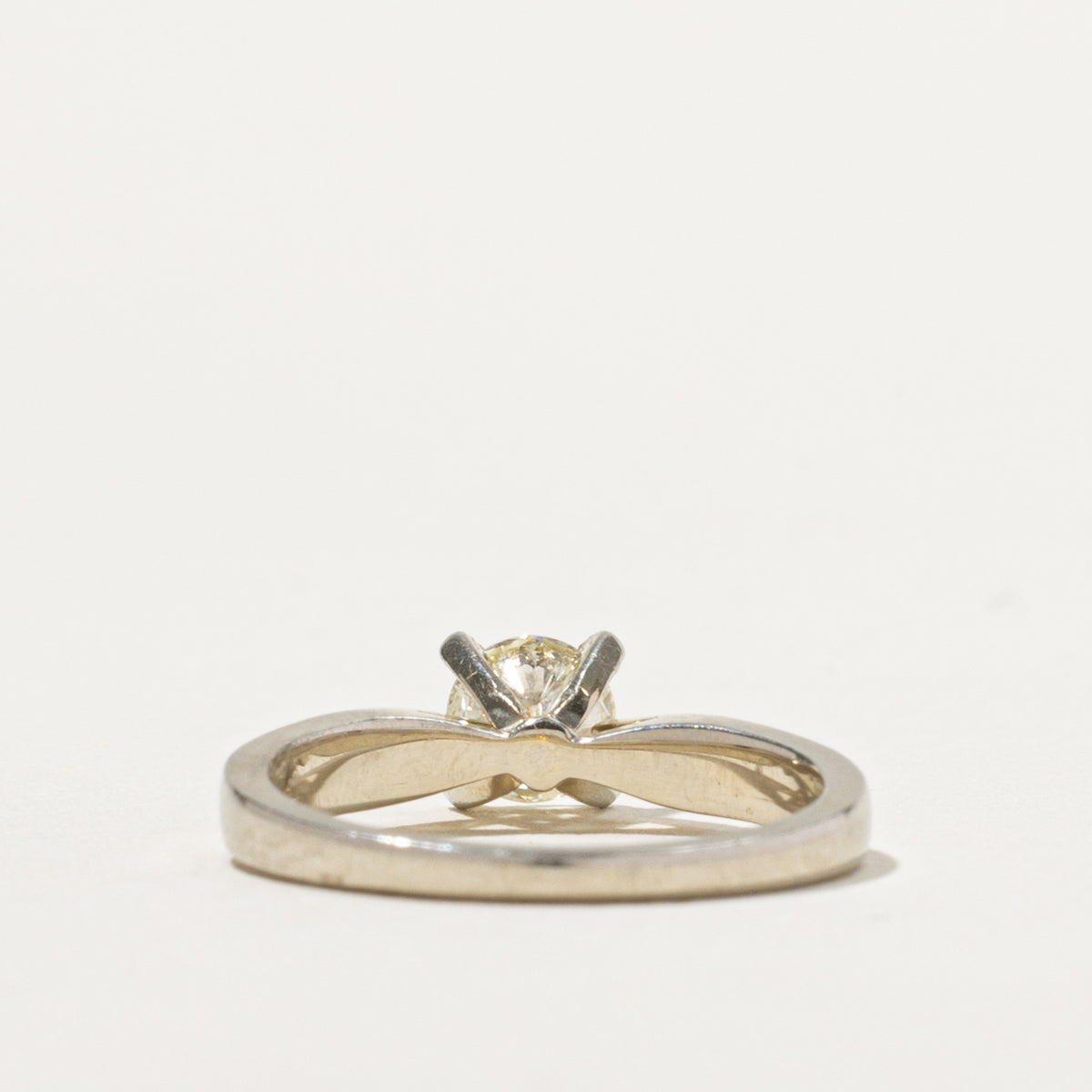 18k Round Brilliant Solitaire Diamond Ring | IGI 0.53ct SI2/I1 G | SZ 5.75