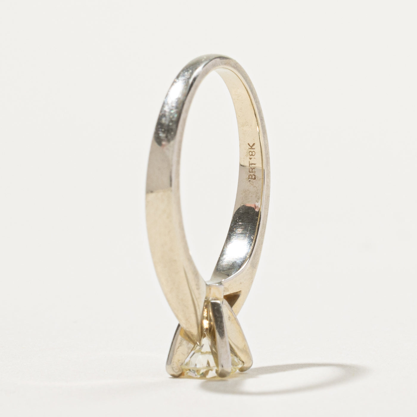 18k Round Brilliant Solitaire Diamond Ring | IGI 0.53ct SI2/I1 G | SZ 5.75