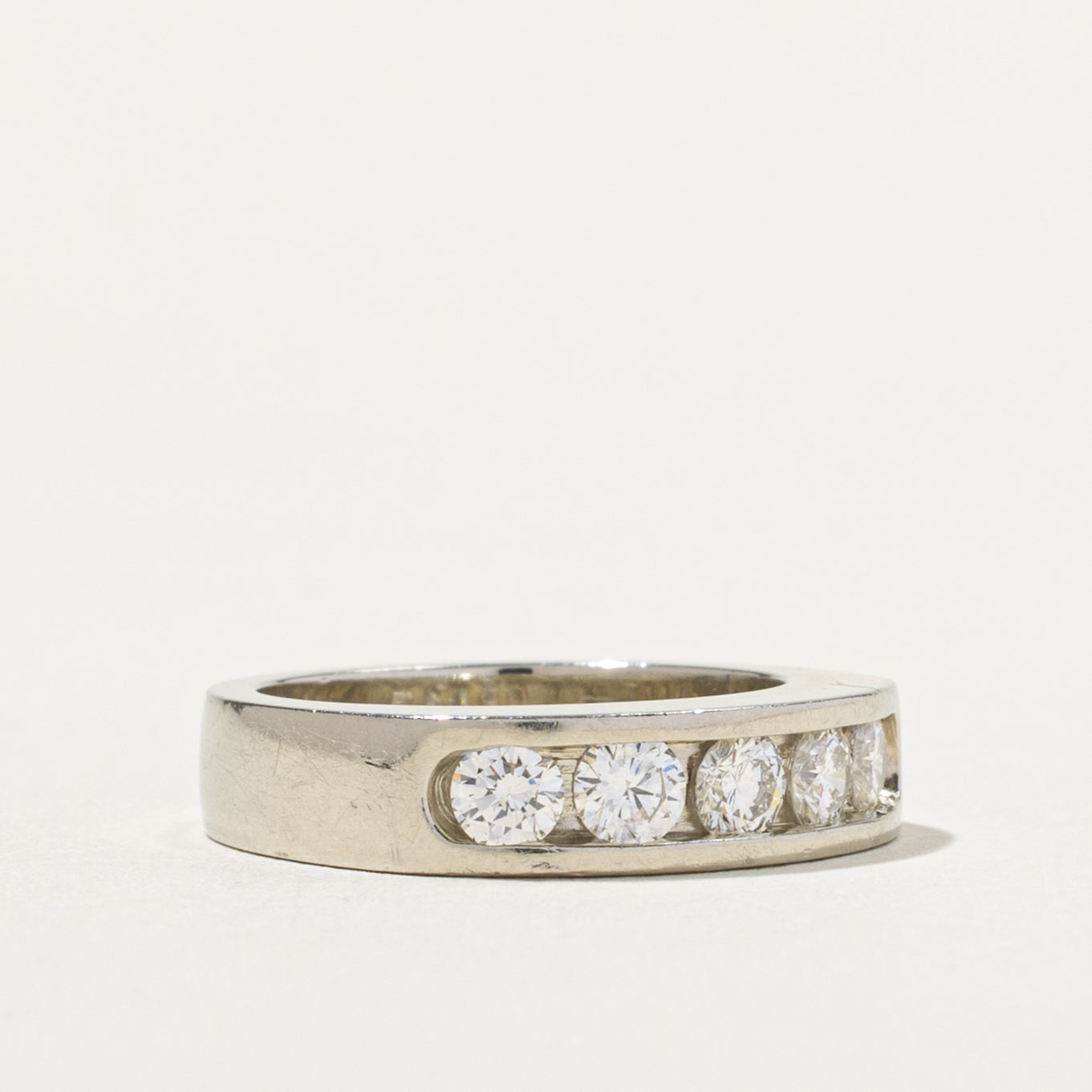Five Stone Channel Set Diamond Band | 0.75ctw | SZ 4.5