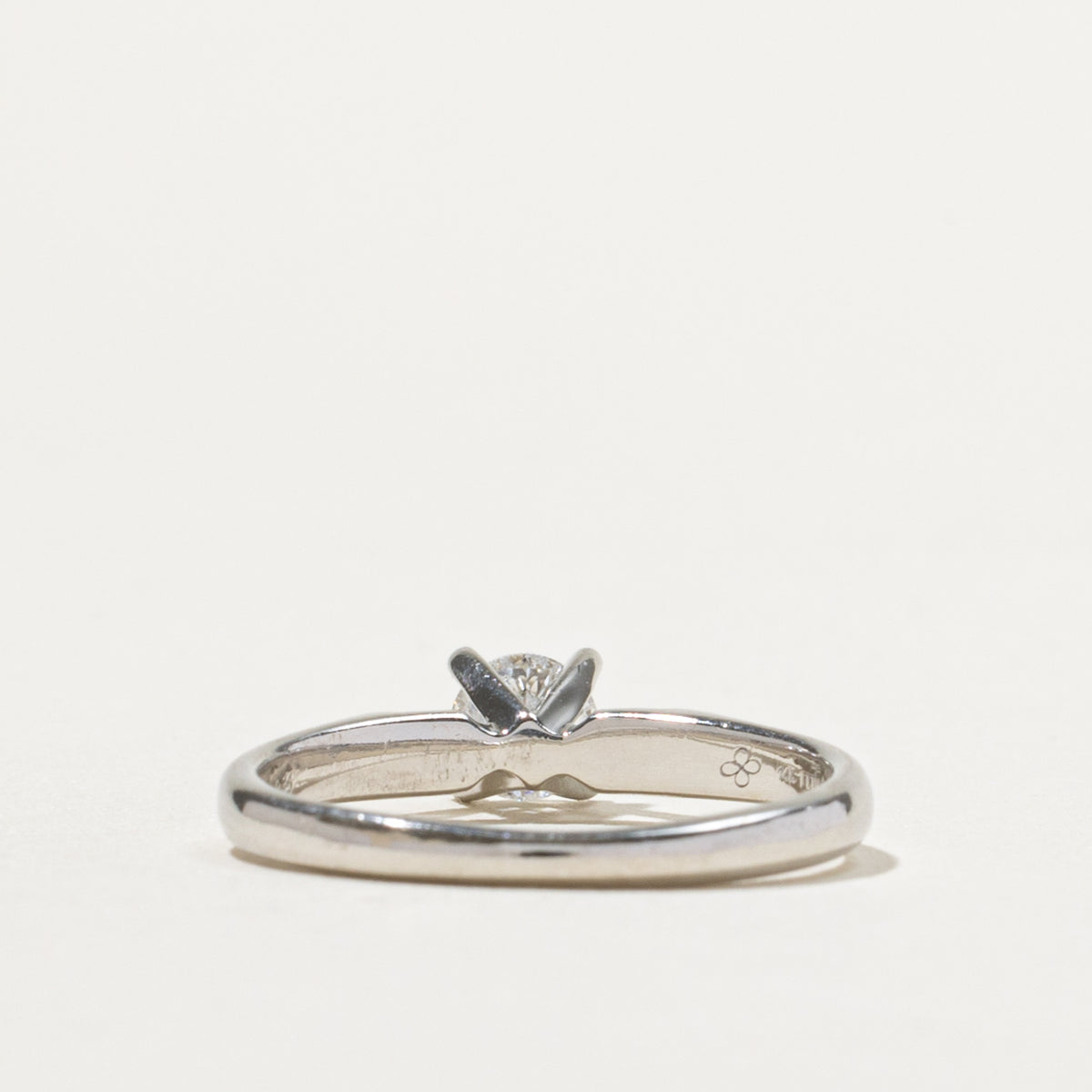 14k Round Brilliant Solitaire Diamond Ring | 0.35ct I2 G/H | SZ 5.25