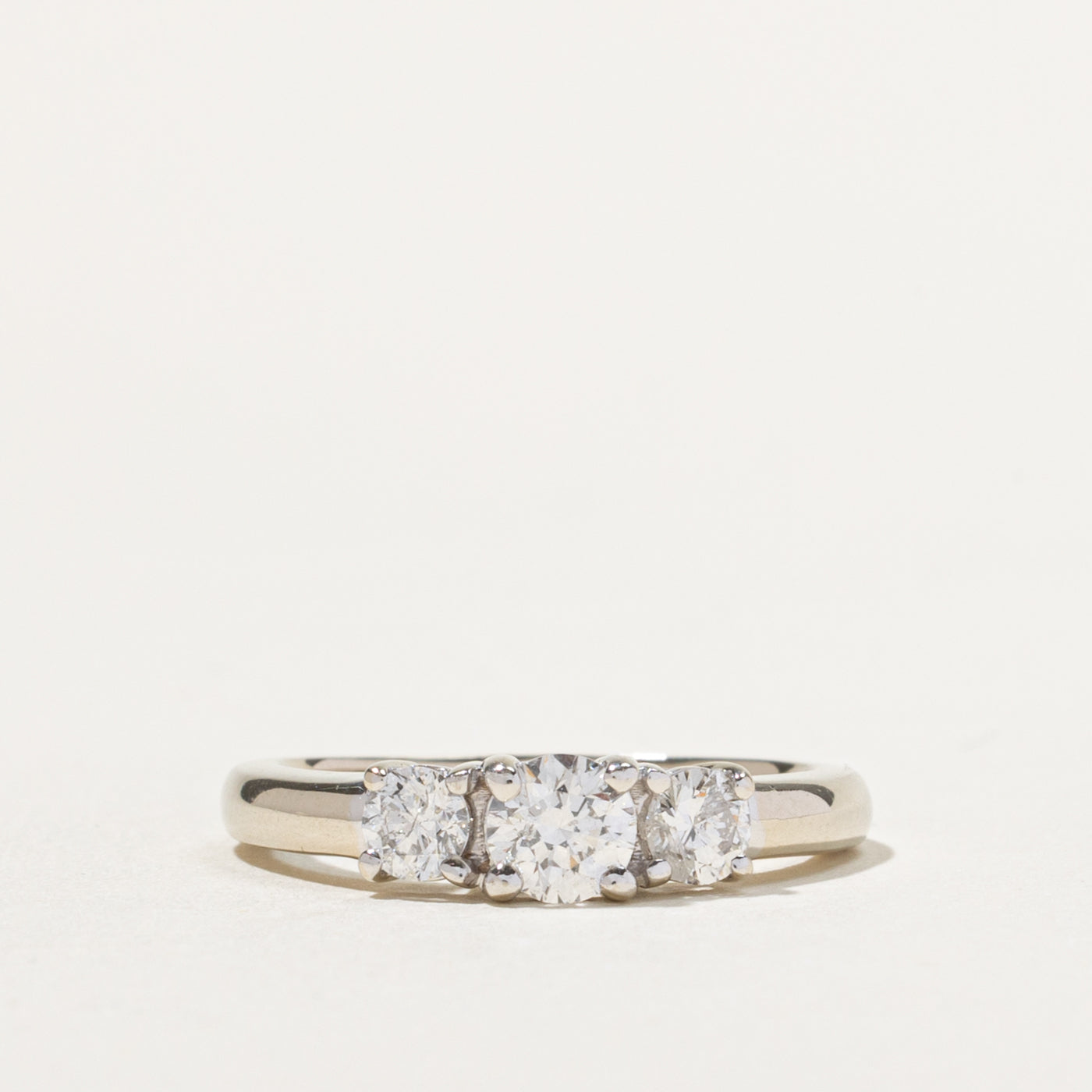 14k Three Stone Diamond Ring | 0.61ctw | SZ 7.25